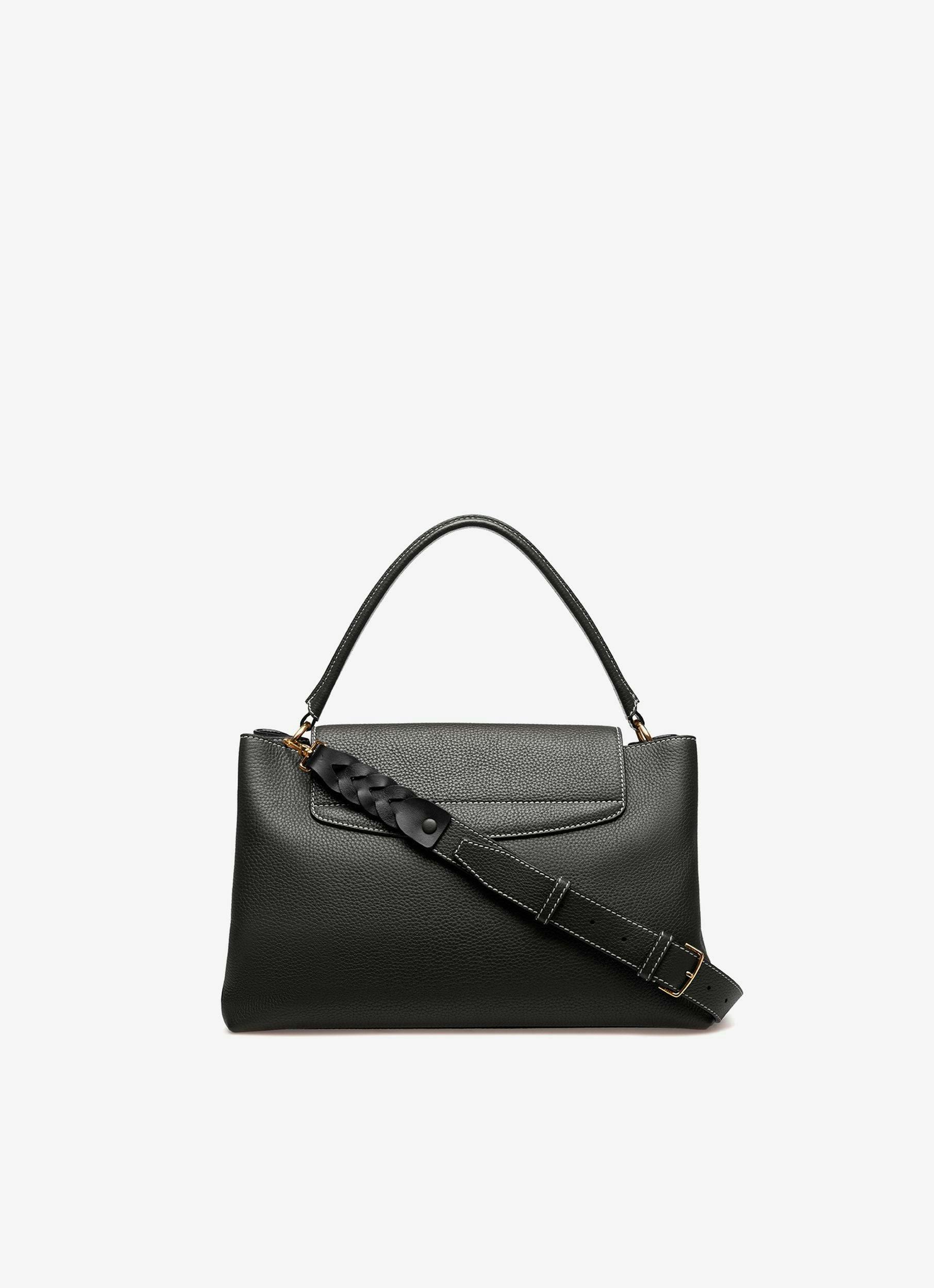 Lock Me Top Handle Bag In Black Leather - Women's - Bally - 03
