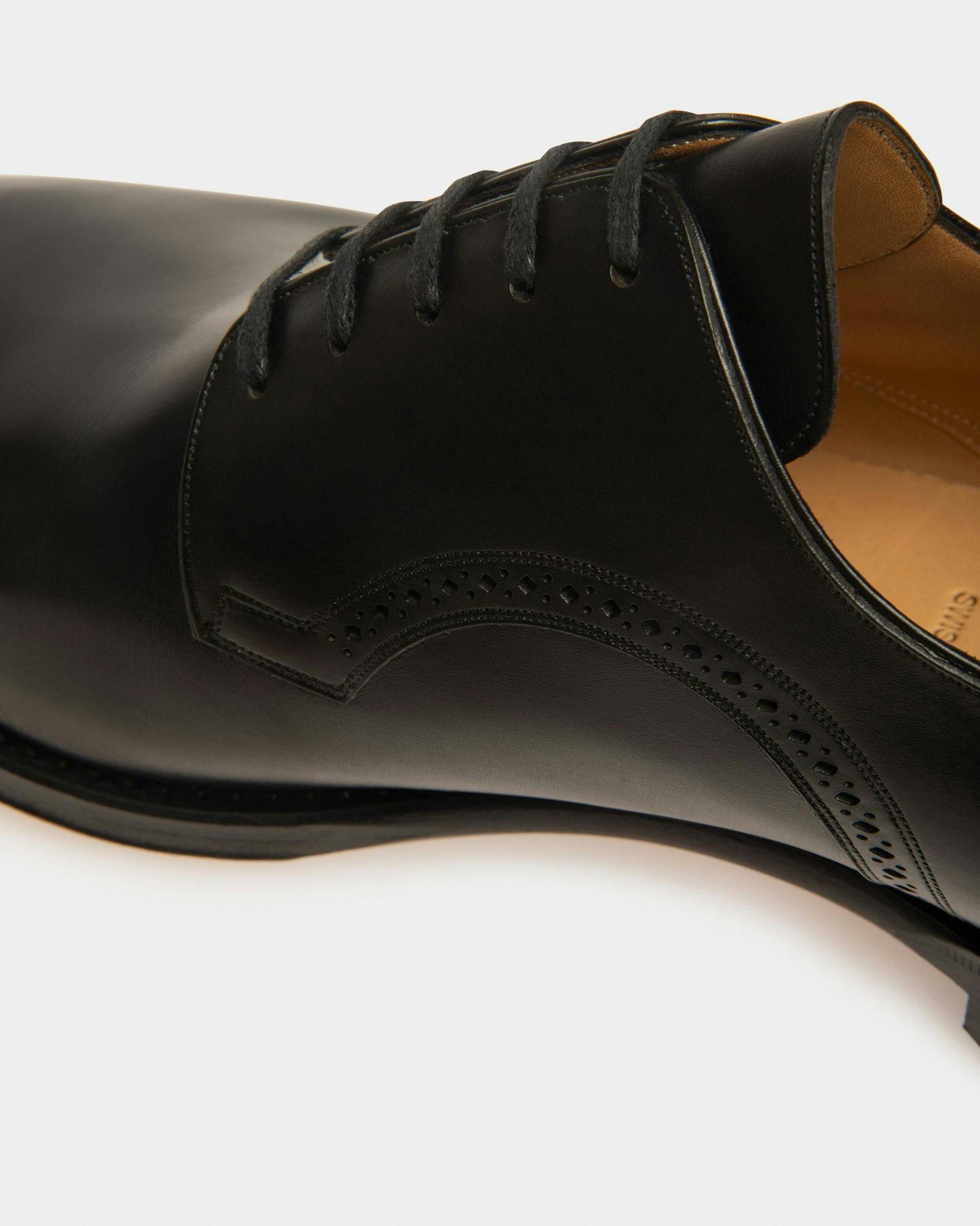 Scamardo Men's Leather Derby Lace-Up Shoe In Black - Men's - Bally - 05