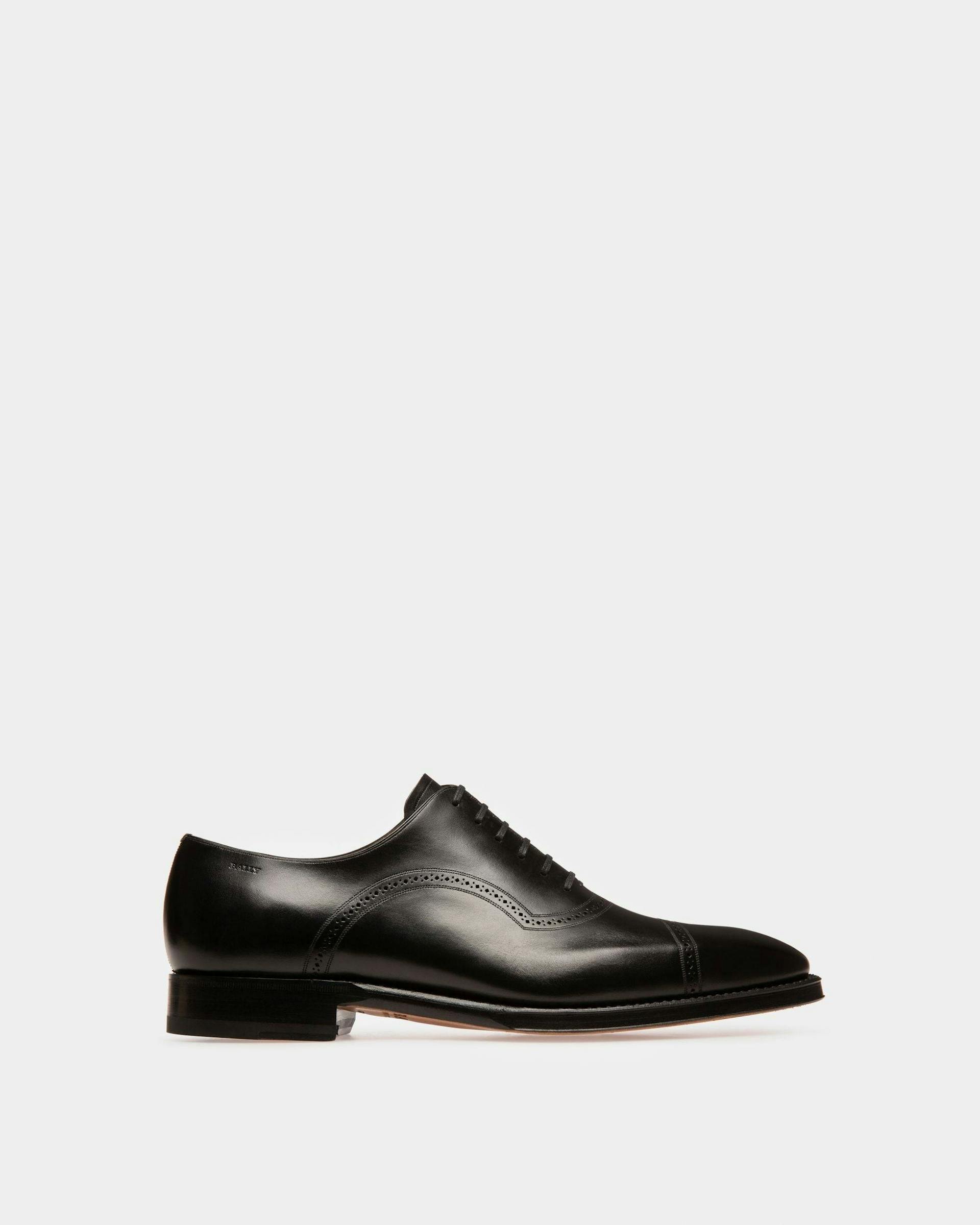 Scanio Men's Leather Oxford Lace-Up Shoe In Black - Men's - Bally - 01