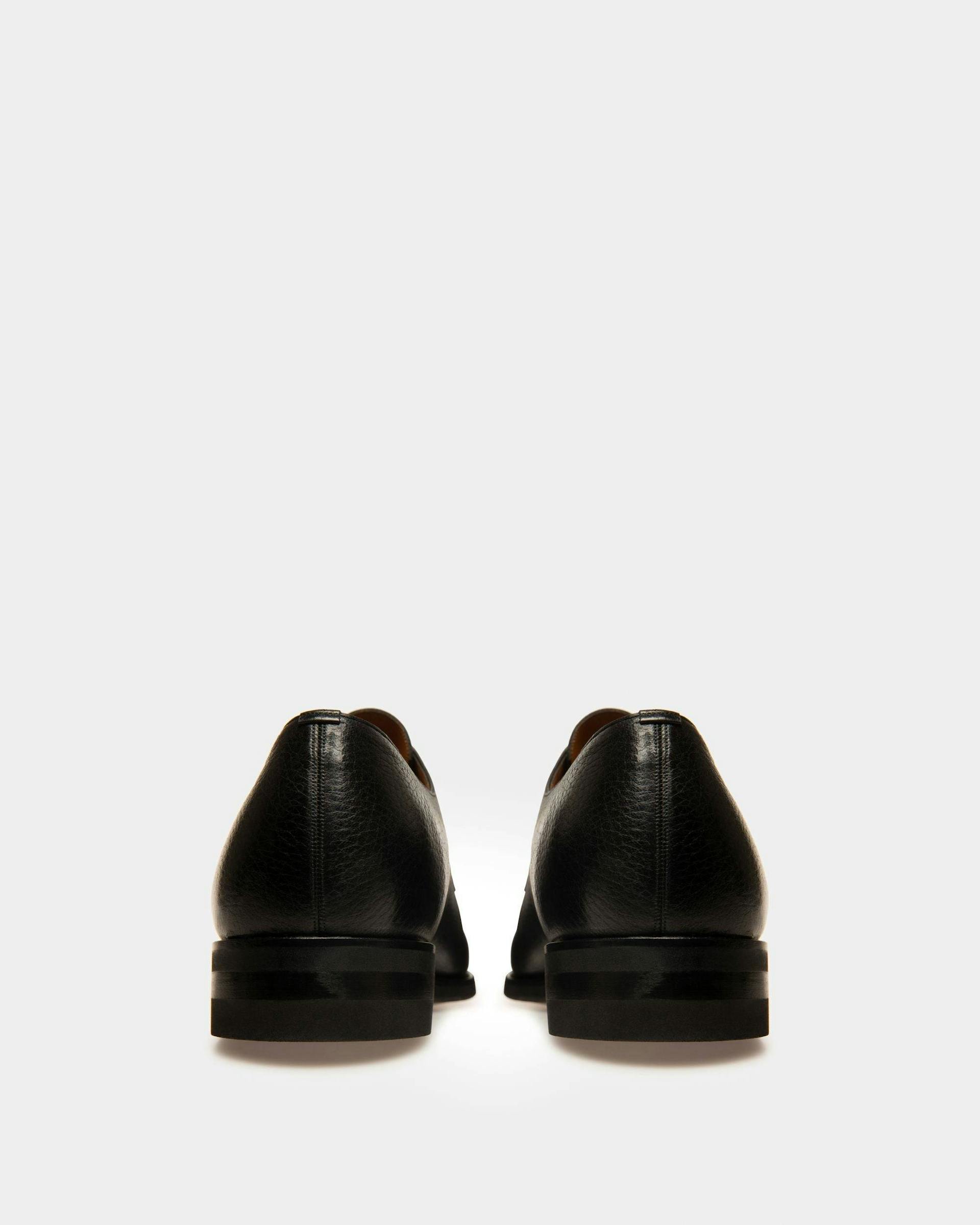 Scrivani Mens Handpainted Leather Shoe In Black - Men's - Bally - 02