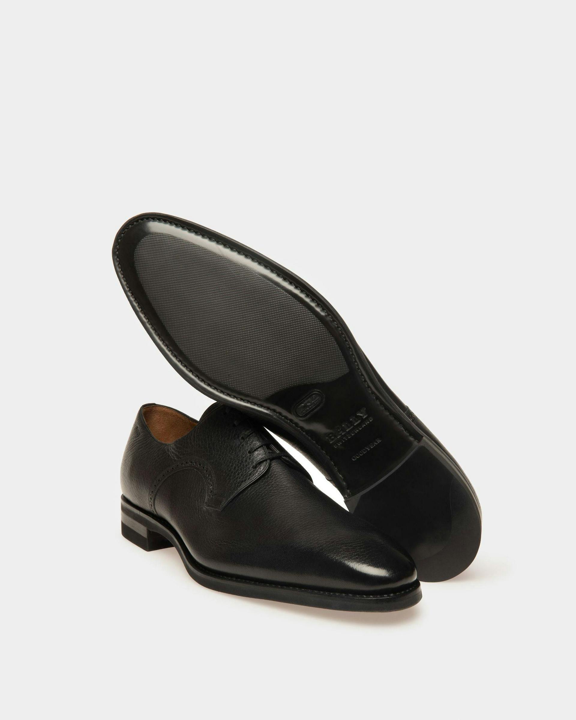 Scrivani Mens Handpainted Leather Shoe In Black - Men's - Bally - 03