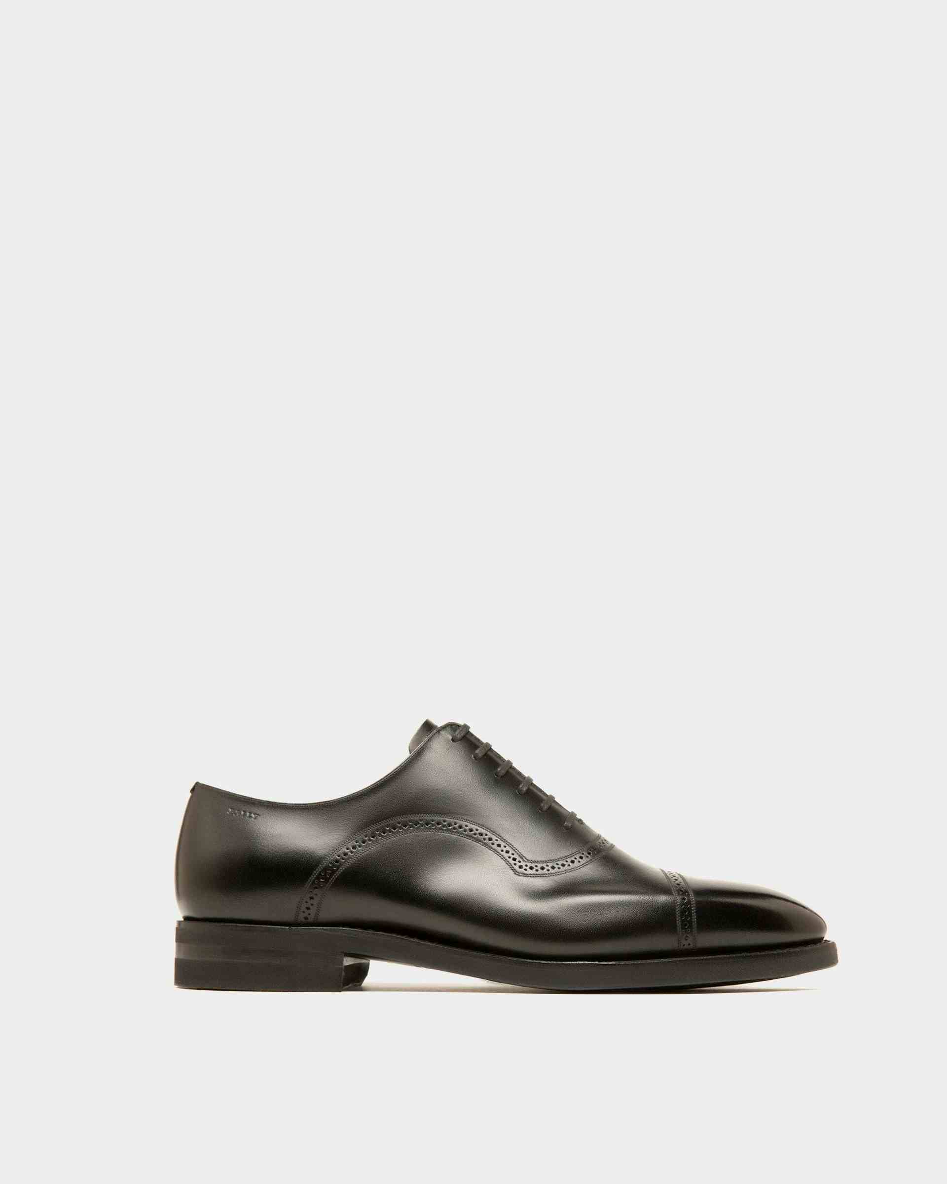 Scribe Novo Oxford Shoes In Black Leather - Men's - Bally