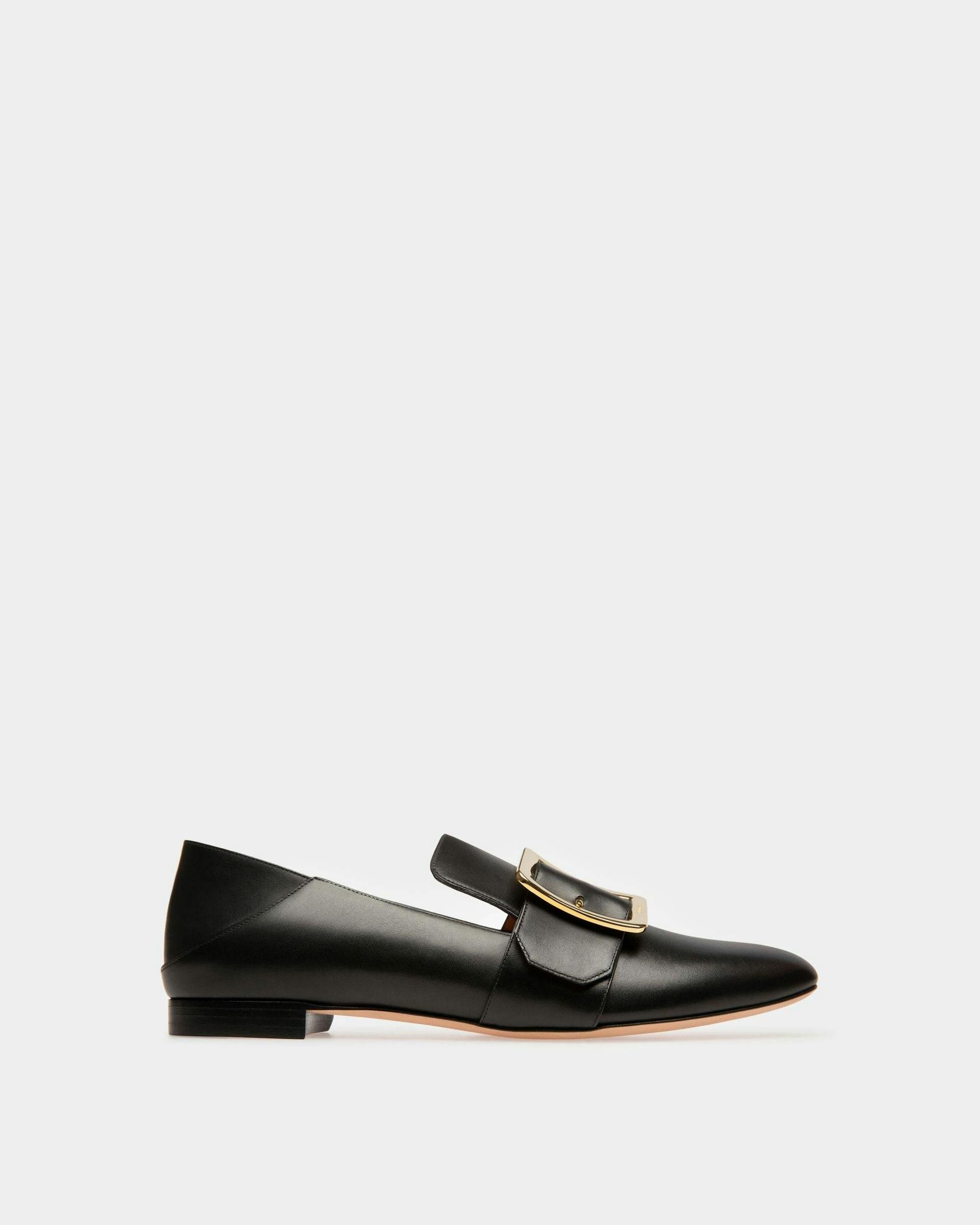 Janelle Leather Loafers In Black - Women's - Bally - 01