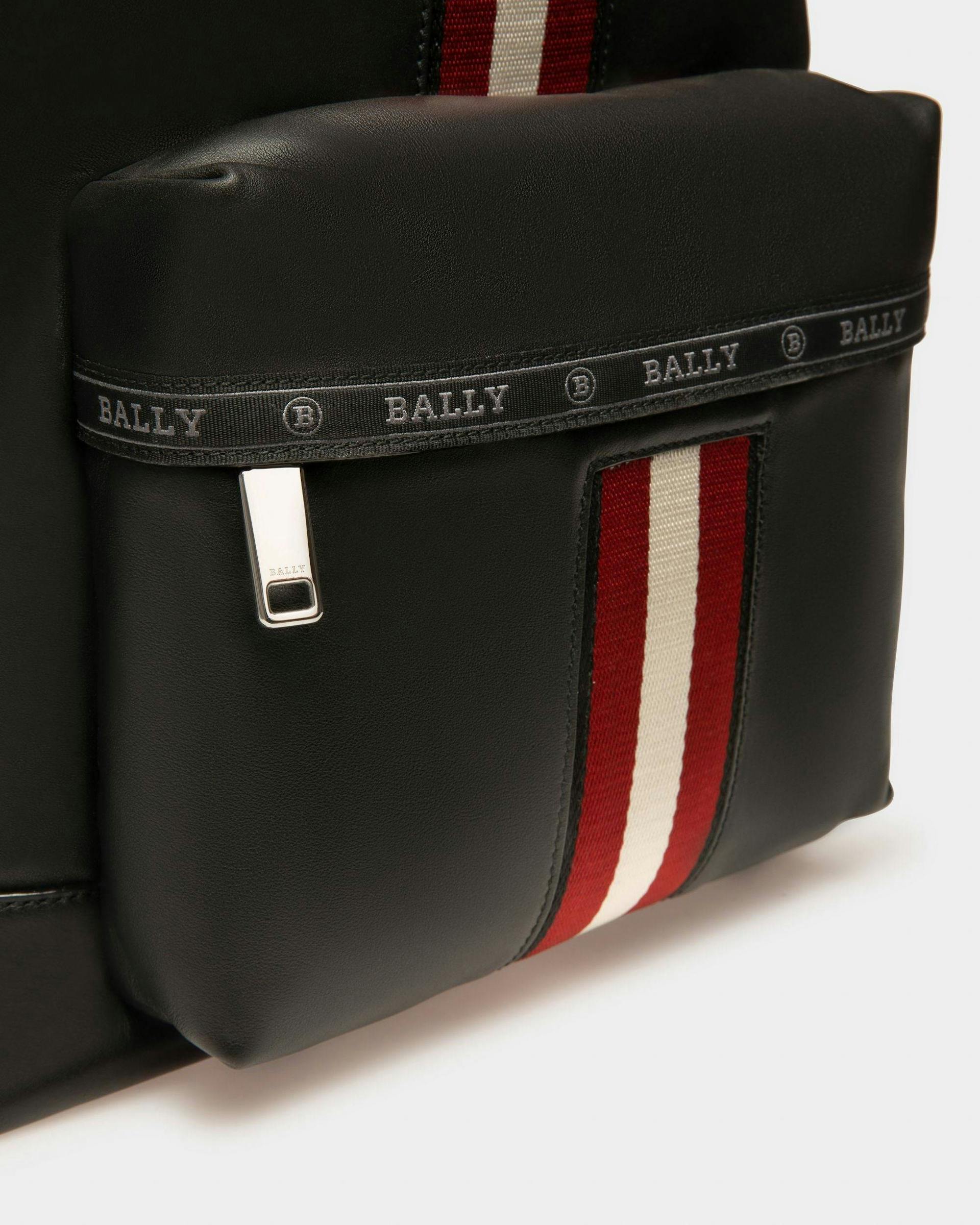 Harper Leather Backpack In Black - Men's - Bally - 04