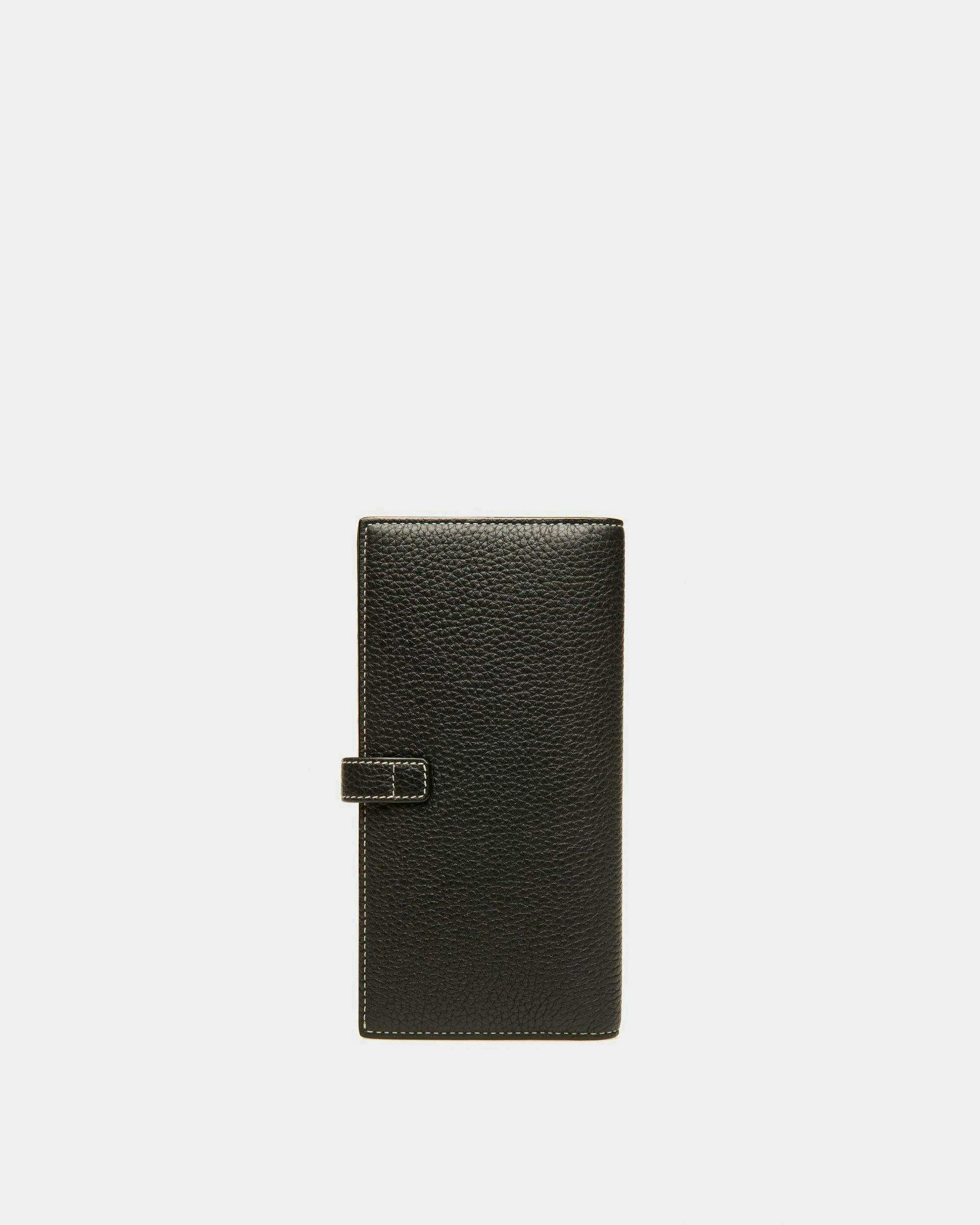 Amy Leather Wallet In Black - Women's - Bally - 02