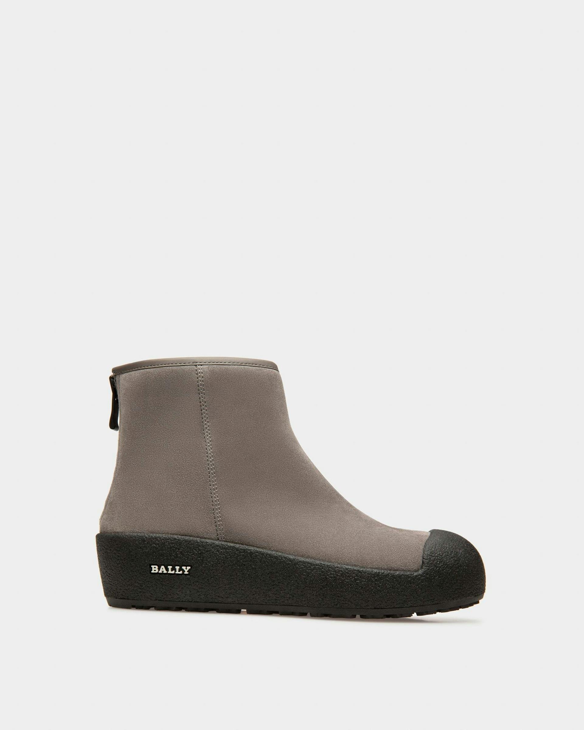 Guard Ii Leather Snow Boots In Dark Mineral - Women's - Bally - 01