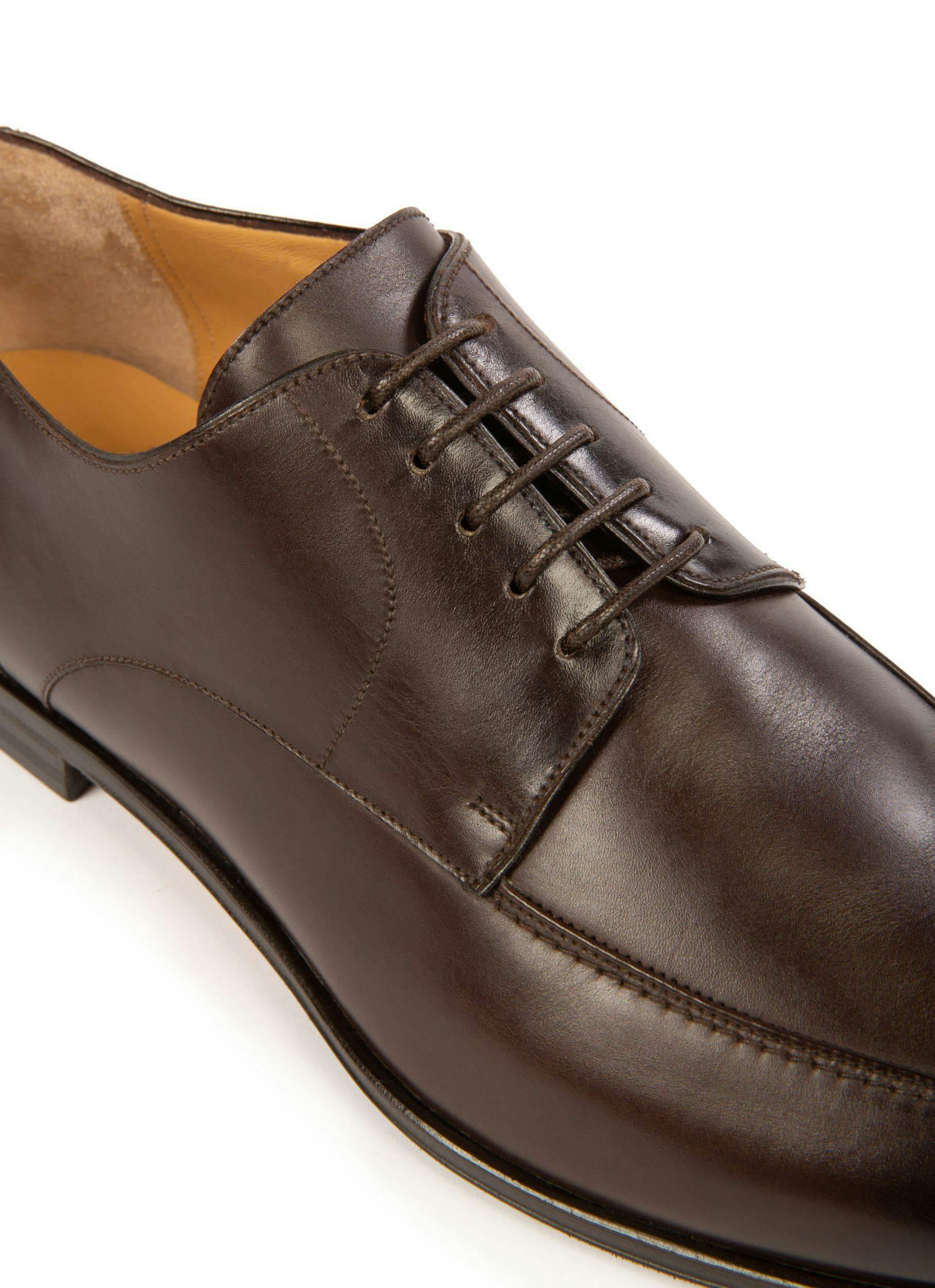 Wedmer Leather Derby Shoes In Brown - Men's - Bally - 05