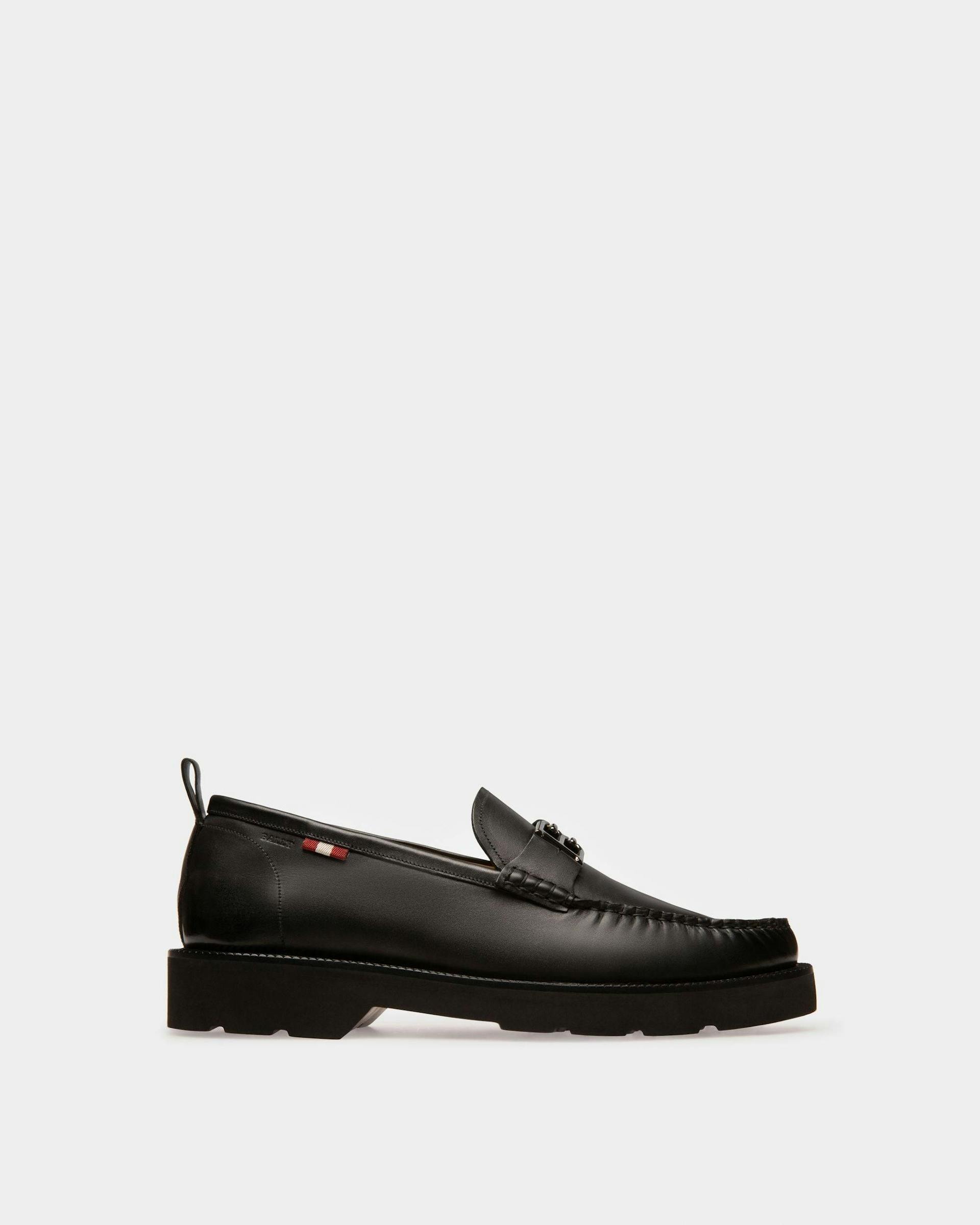 Nolam Leather Moccassins In Black - Men's - Bally - 01