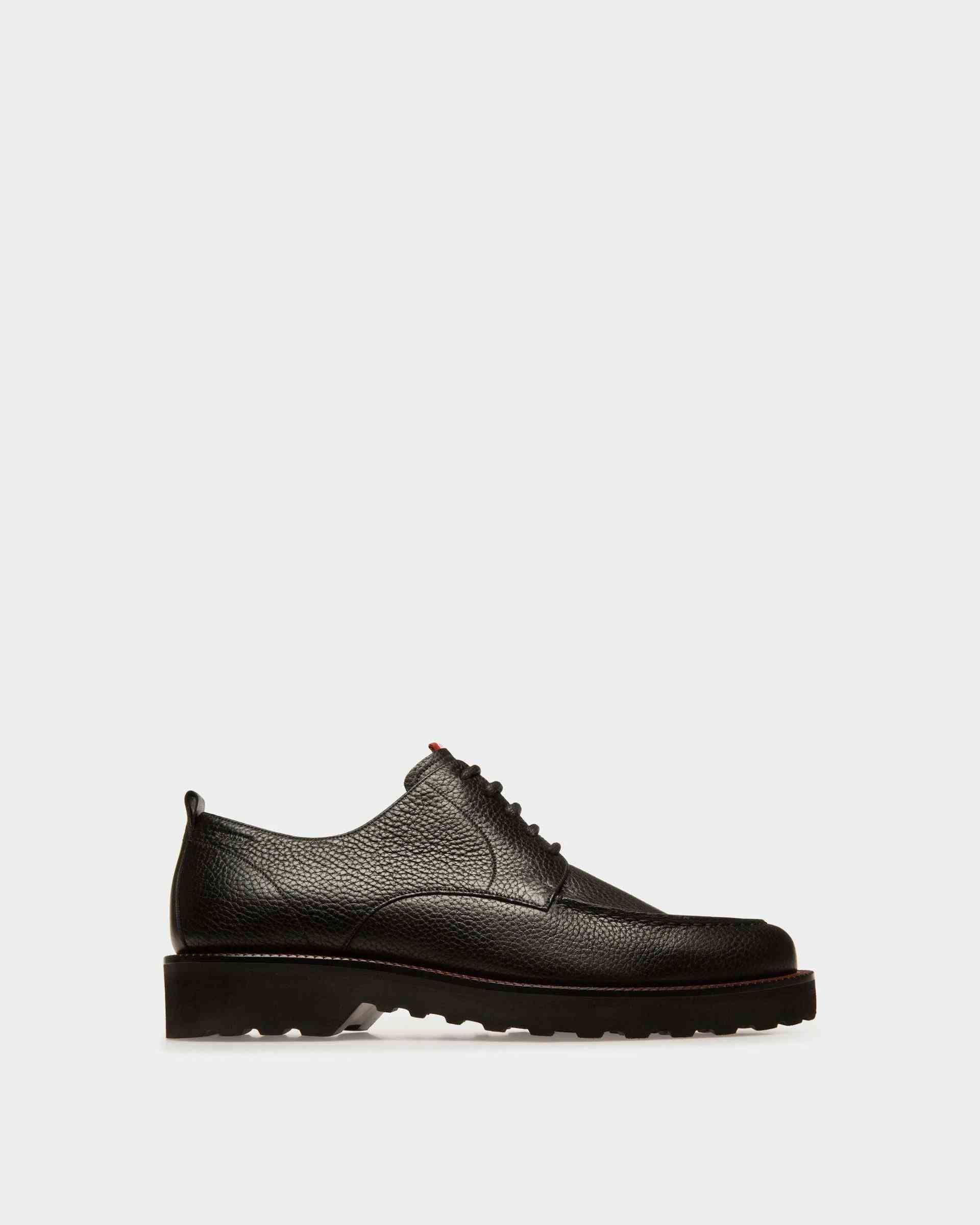 NOTTINGHAM Leather Derby Shoes In Black - Men's - Bally