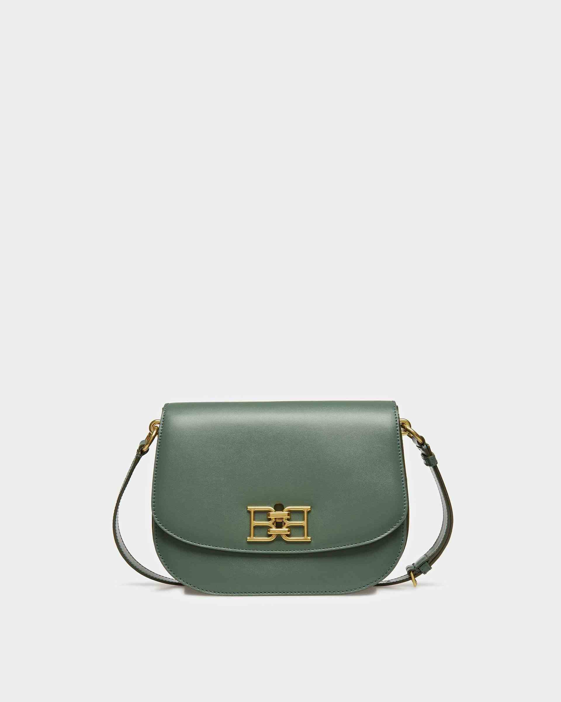 Beckie Leather Crossbody Bag In Sage - Women's - Bally