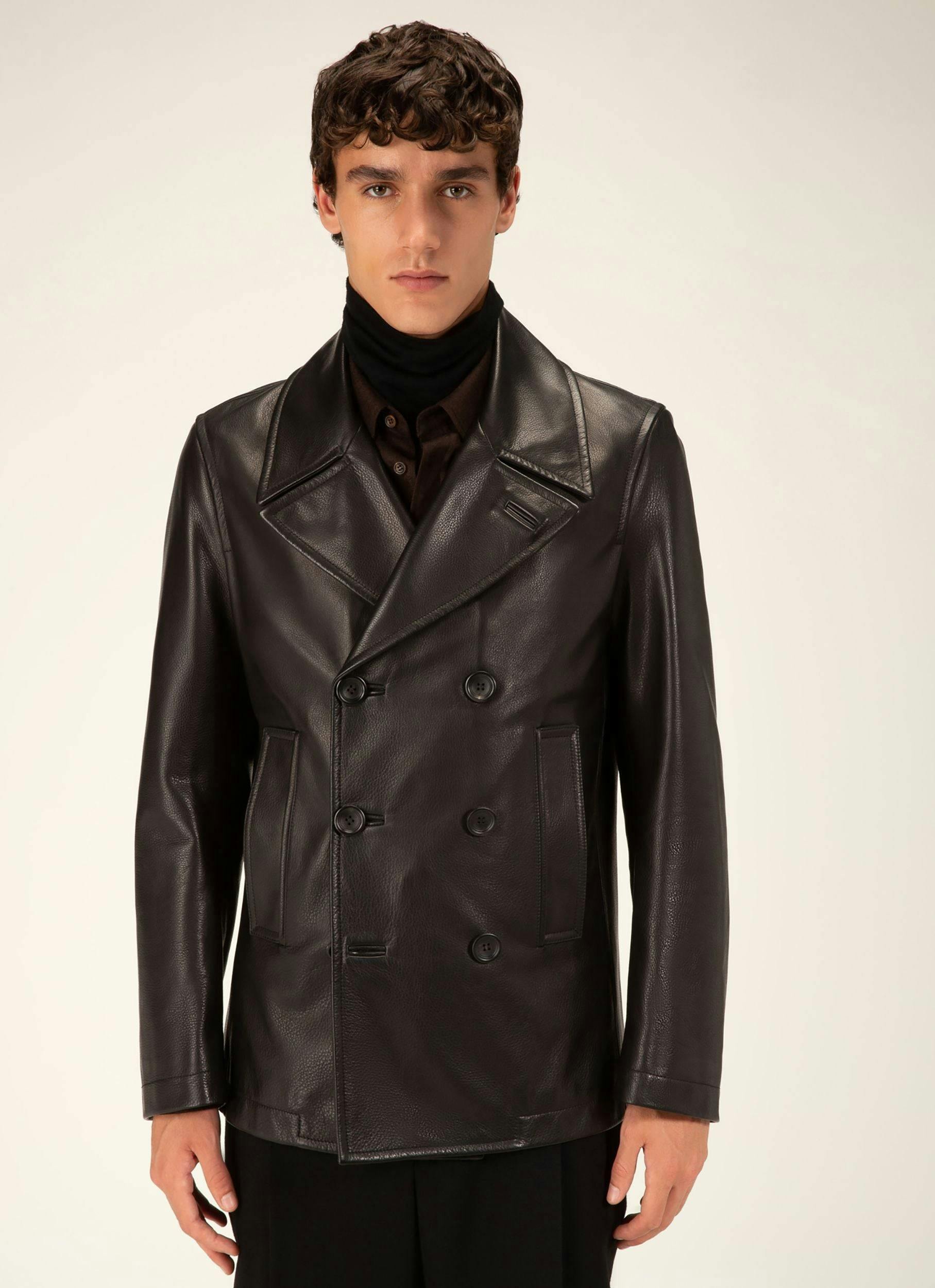Leather Outerwear In Black - Men's - Bally - 03