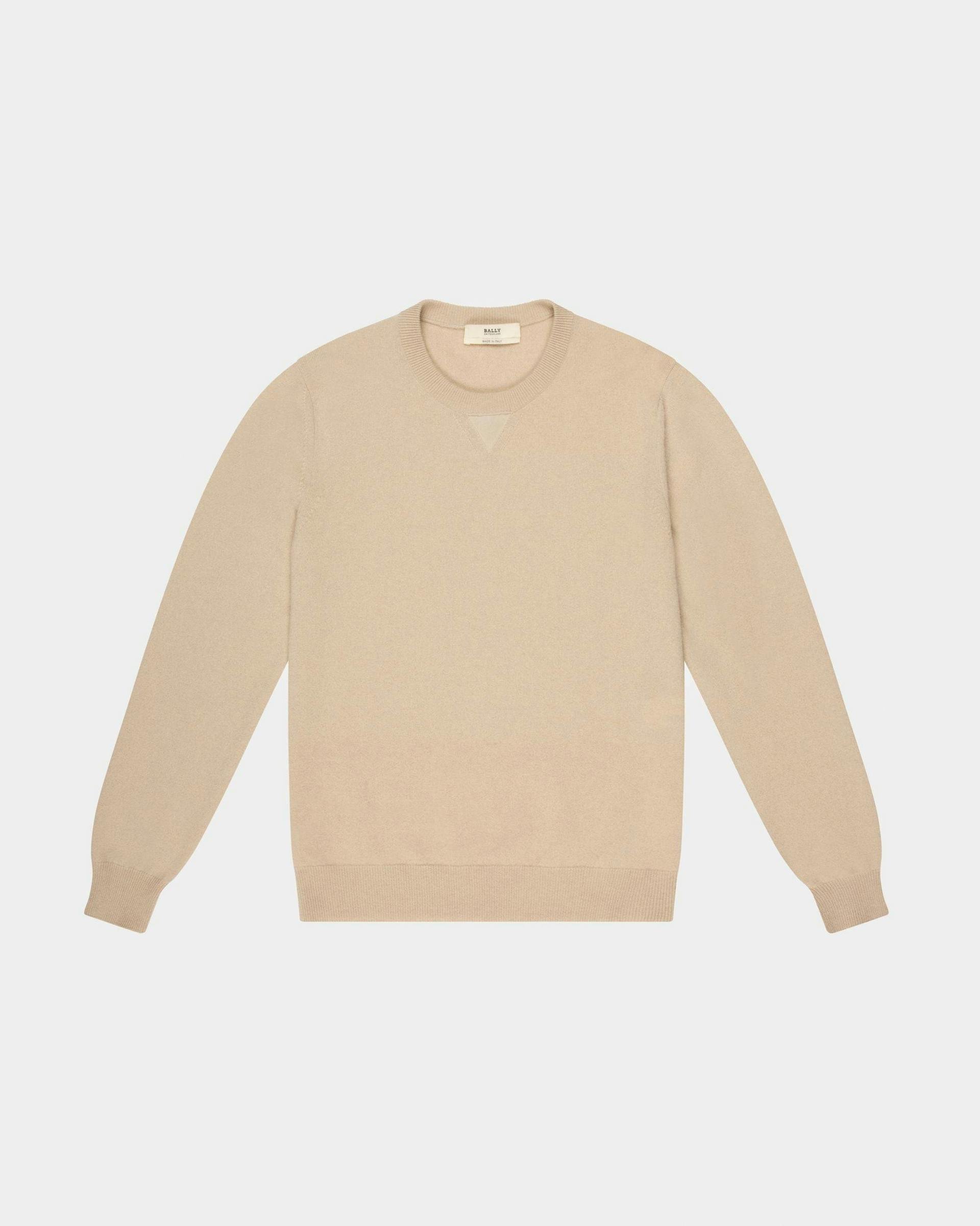 Cashmere Sweater In Natural - Men's - Bally - 01