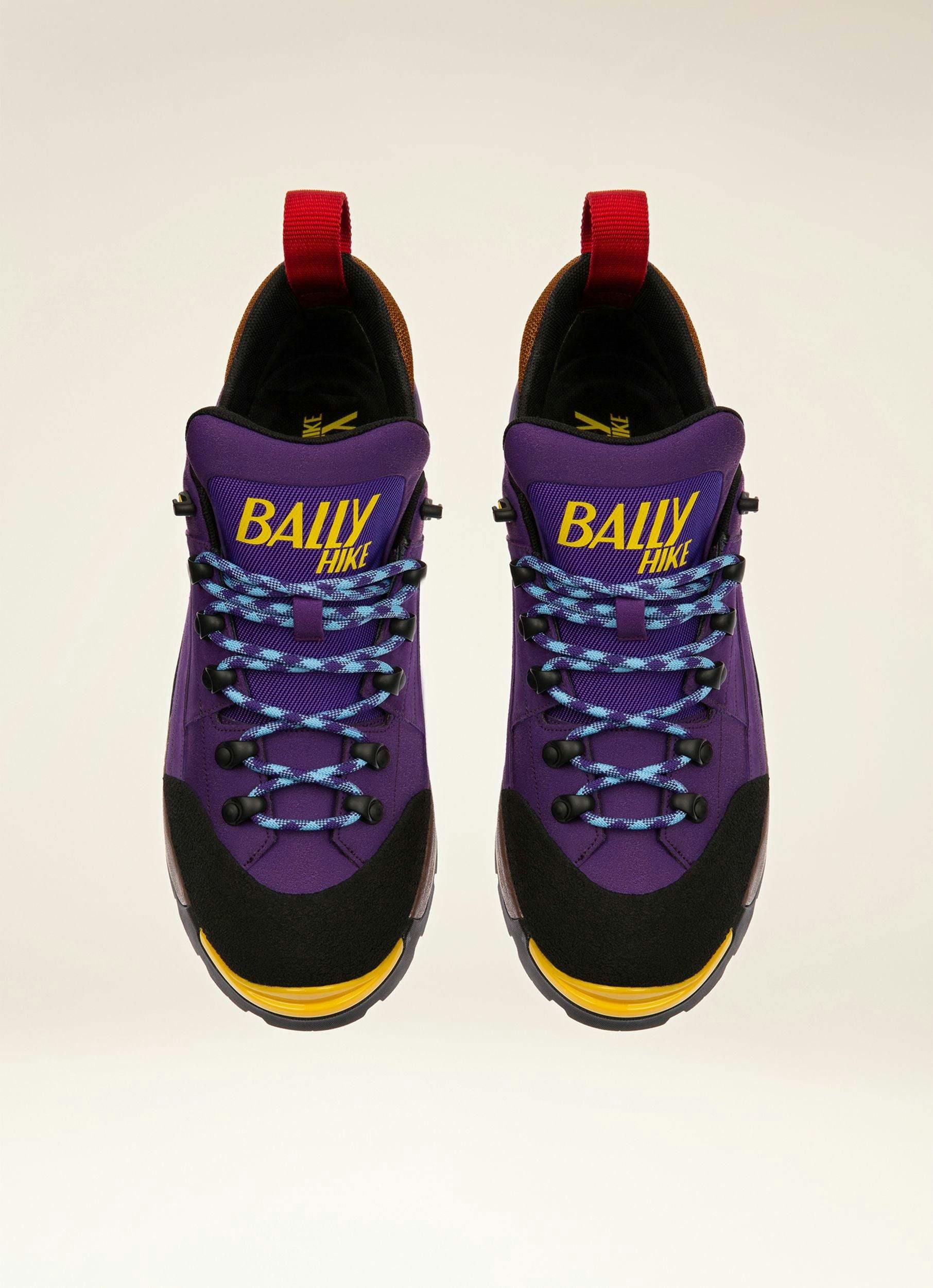 BALLY HIKE Suede Hiking Shoes In Purple - Women's - Bally - 04