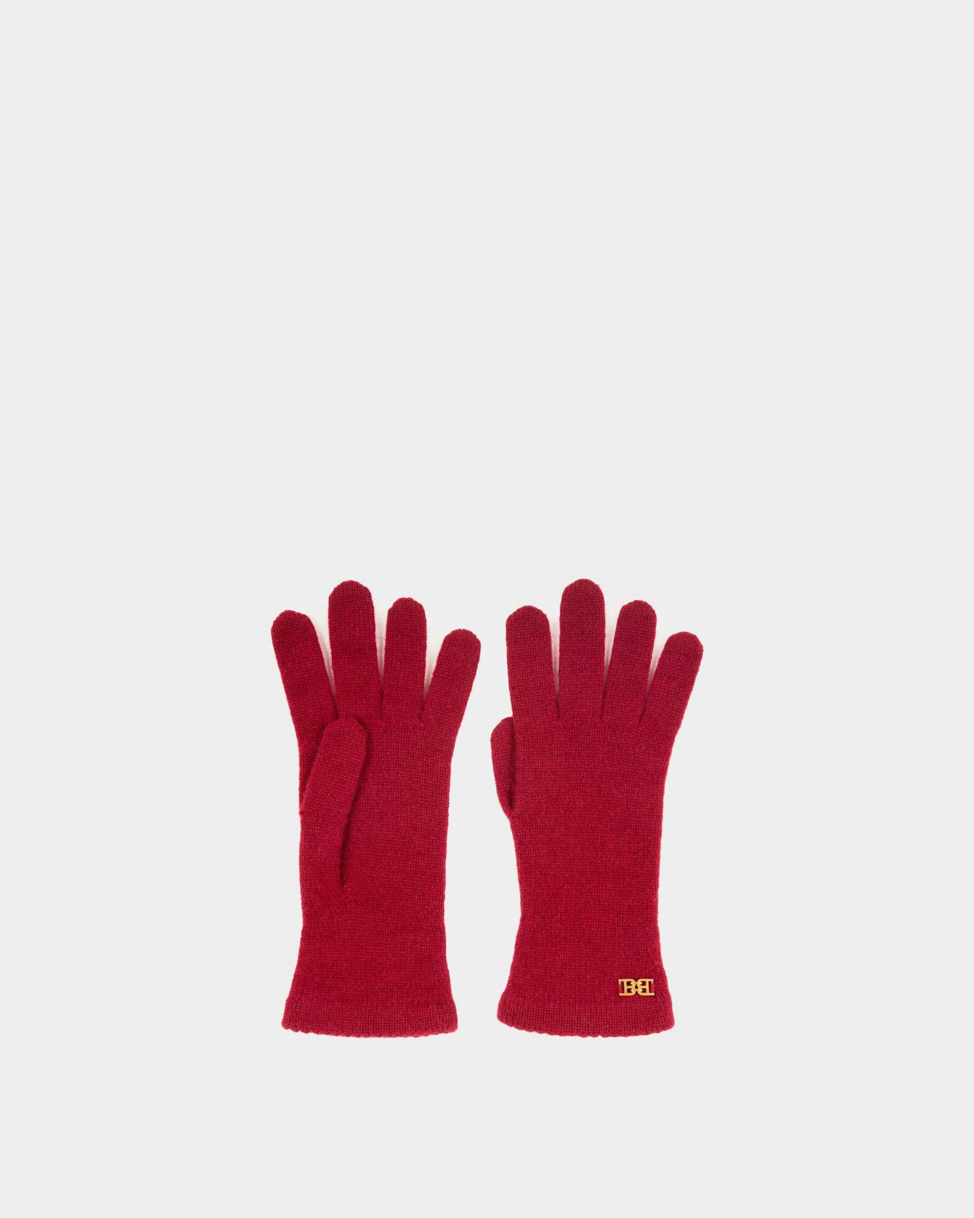 Cashmere Accessory Set In Heritage Red - Women's - Bally - 04