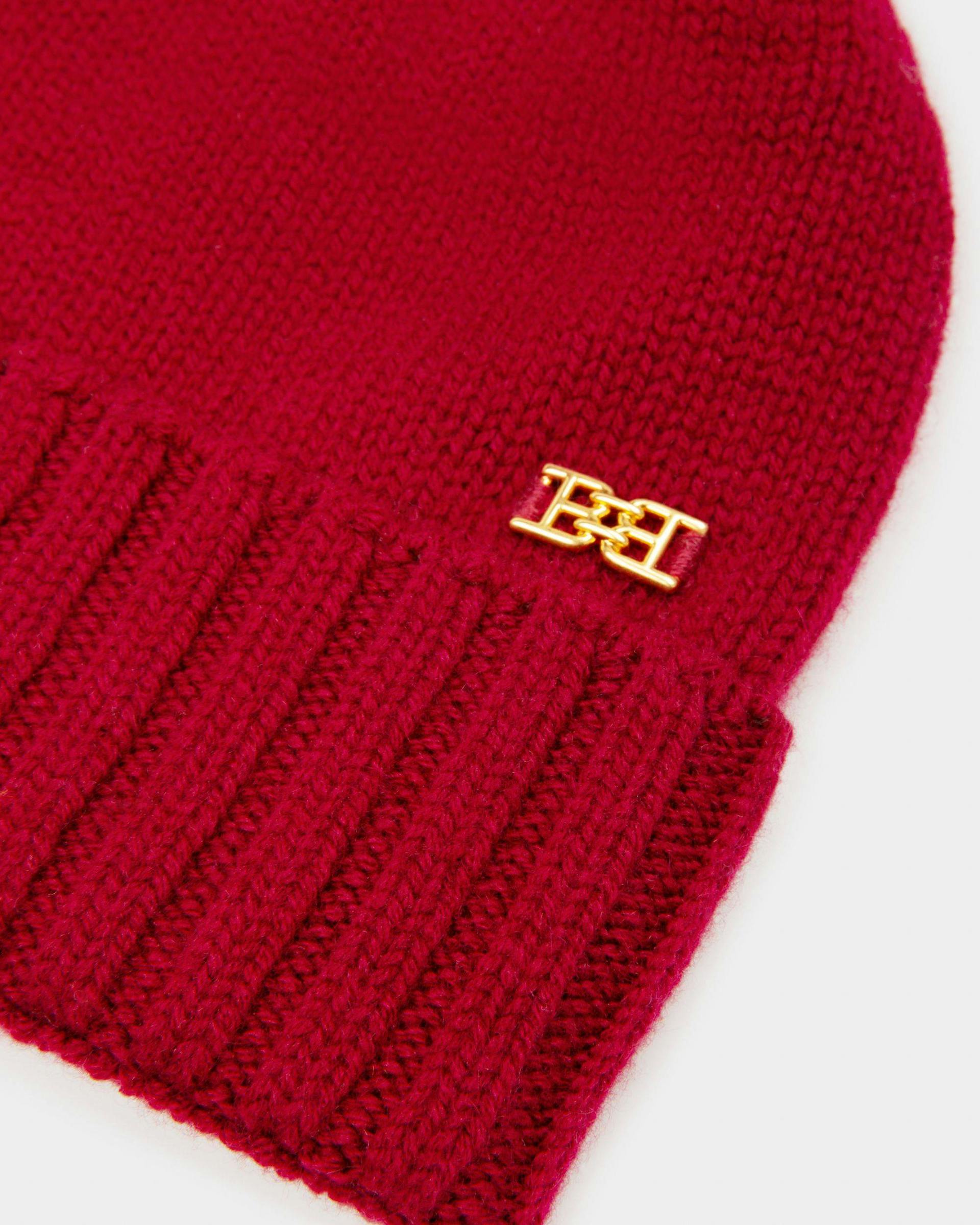 Cashmere Accessory Set In Heritage Red - Women's - Bally - 05