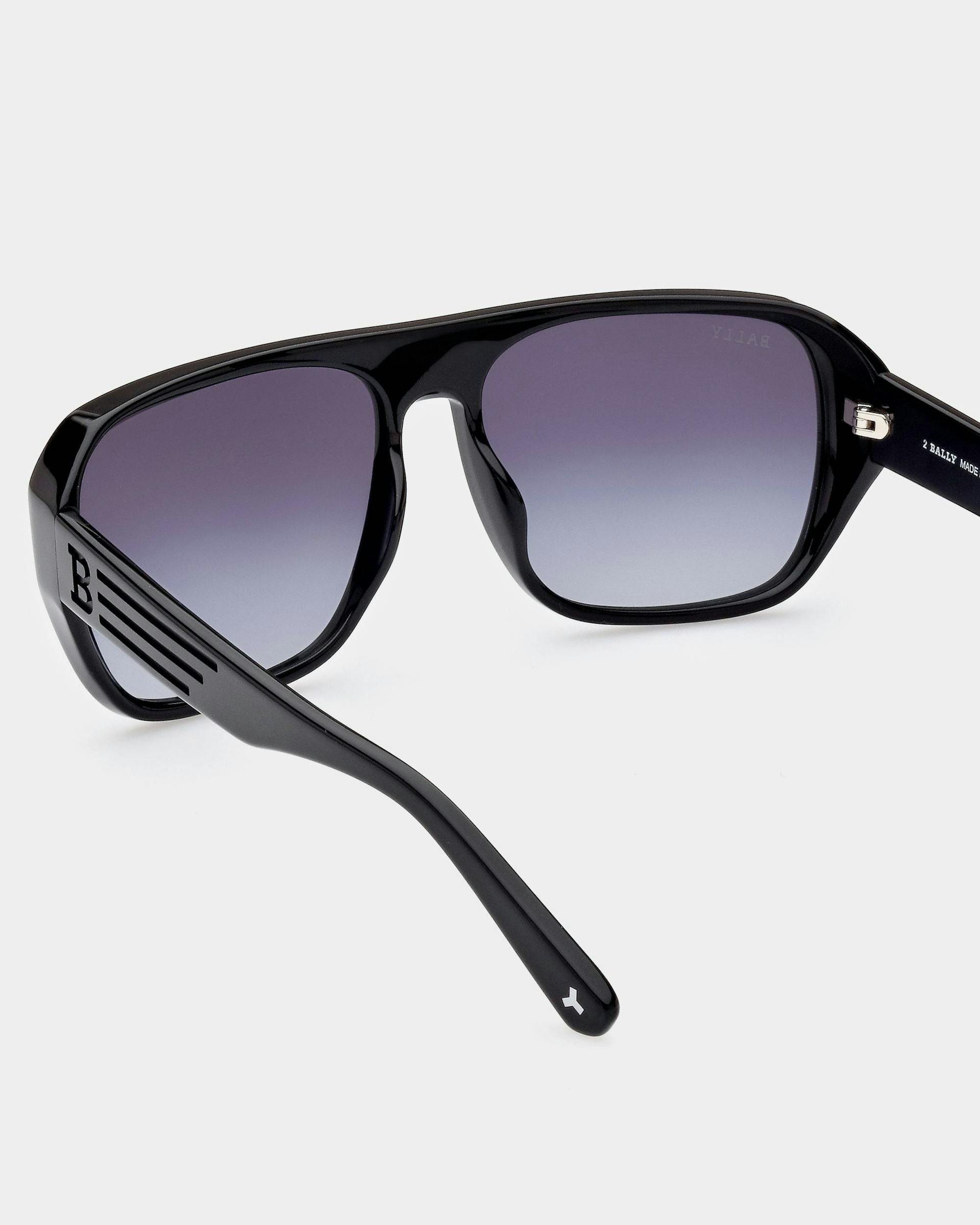 Vadret Acetate Sunglasses In Black Acetate Sunglasses In Black - Men's - Bally - 02