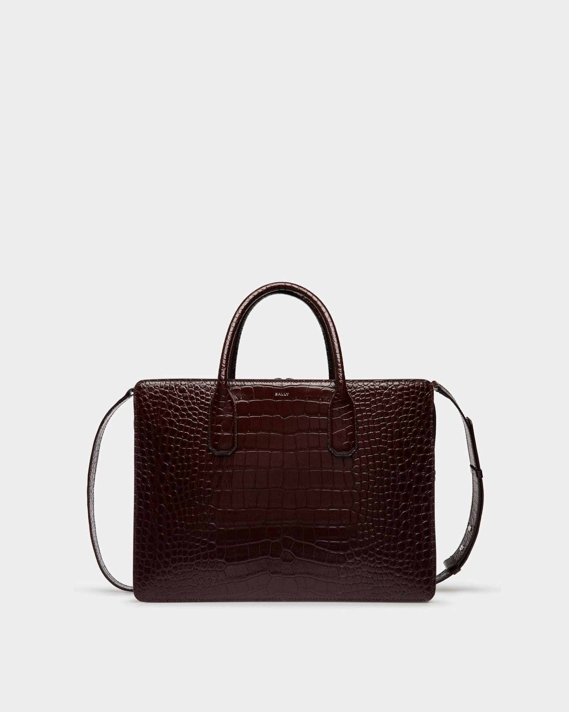 Banque Business Bag In Chablis Leather - Men's - Bally - 01