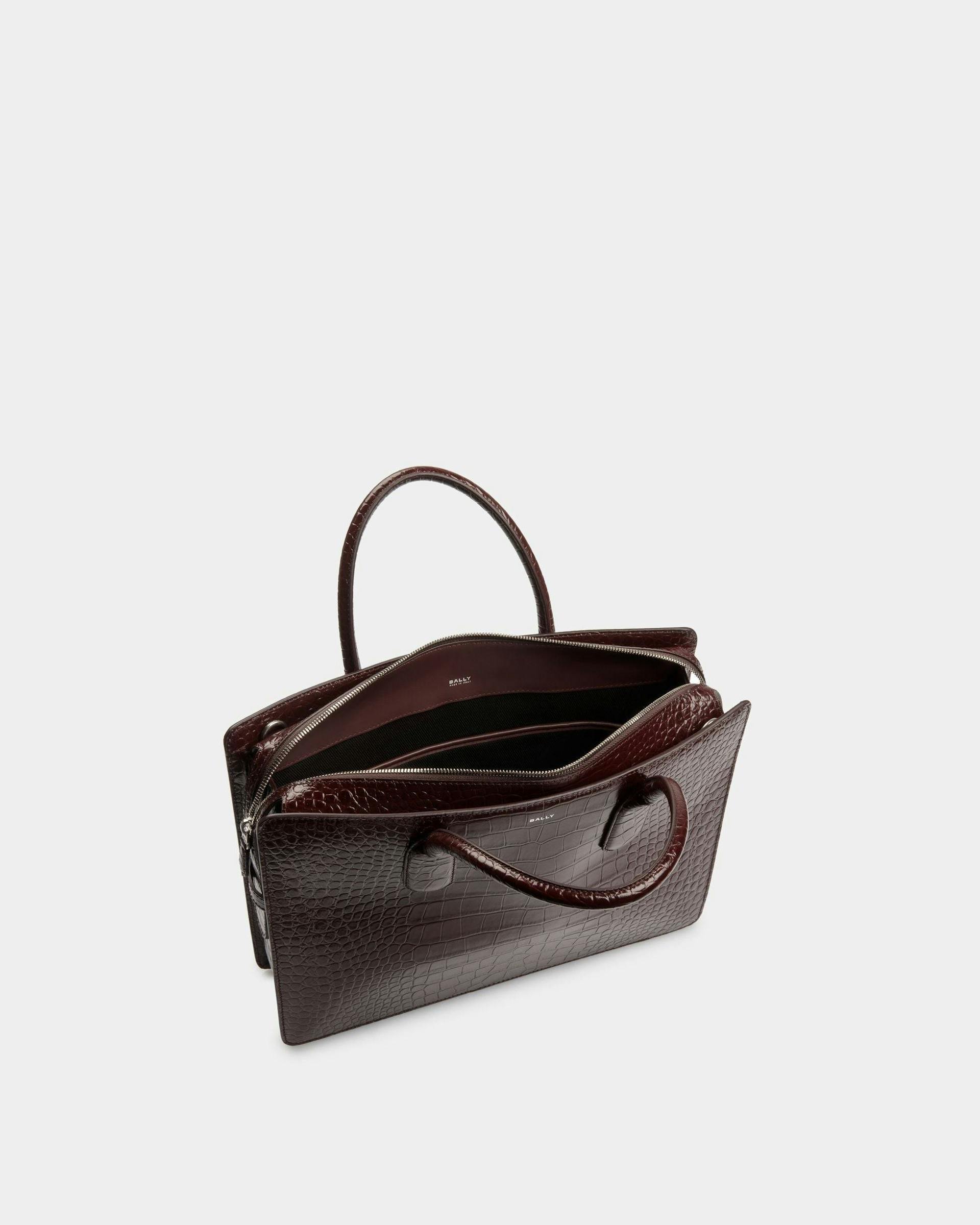 Banque Business Bag In Chablis Leather - Men's - Bally - 04