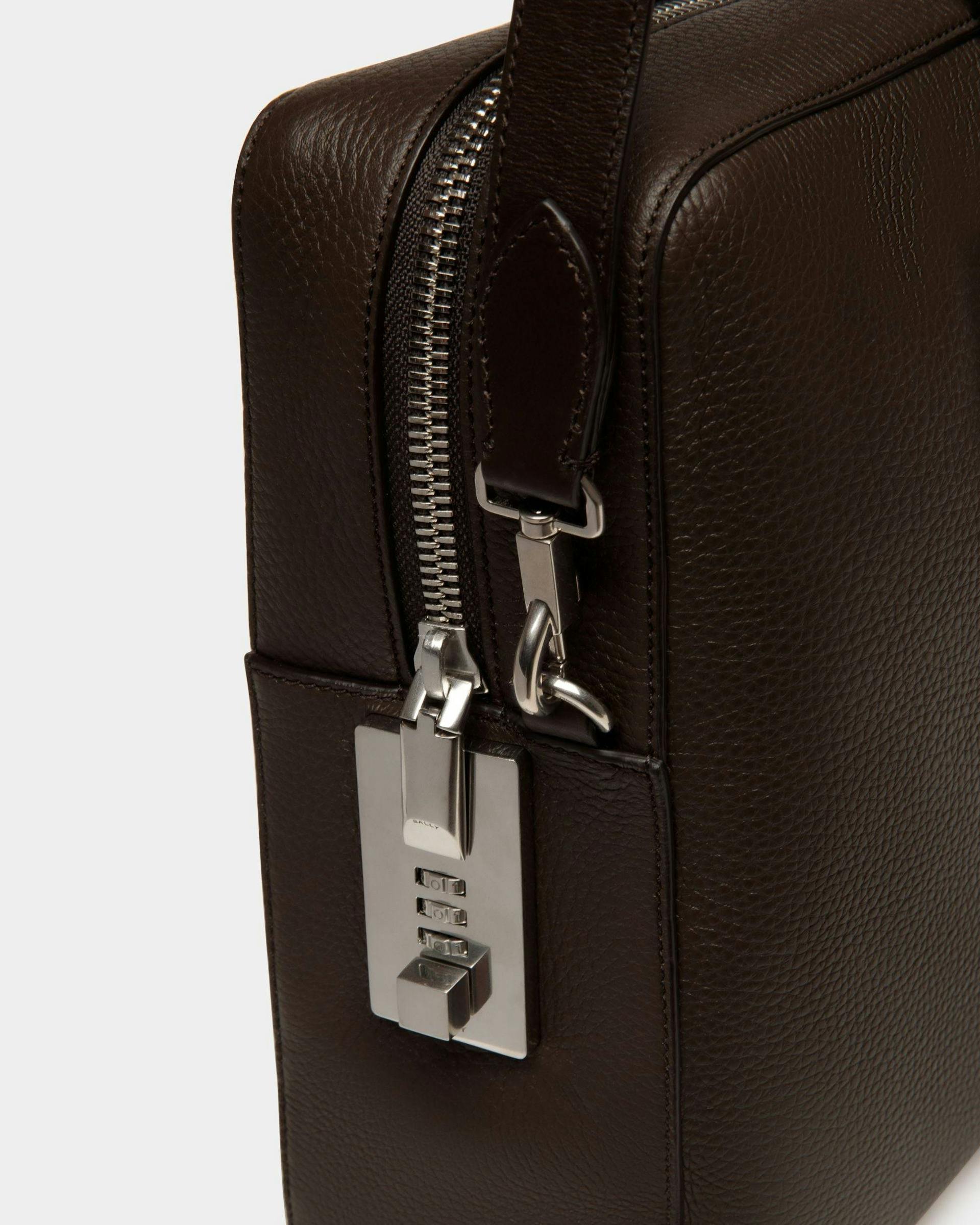 Lago Briefcase In Brown Leather - Men's - Bally - 04