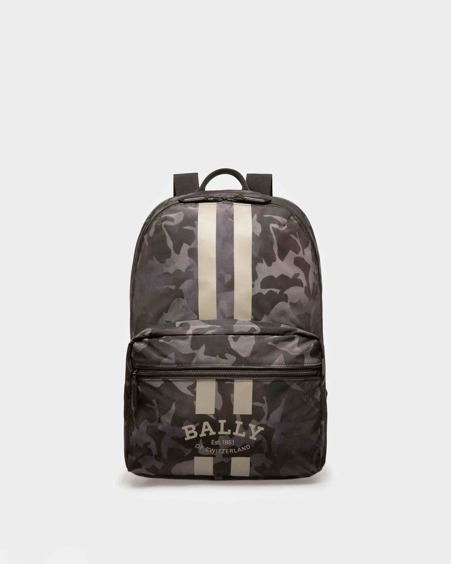 Fixie Nylon Backpack In Black - Men's - Bally