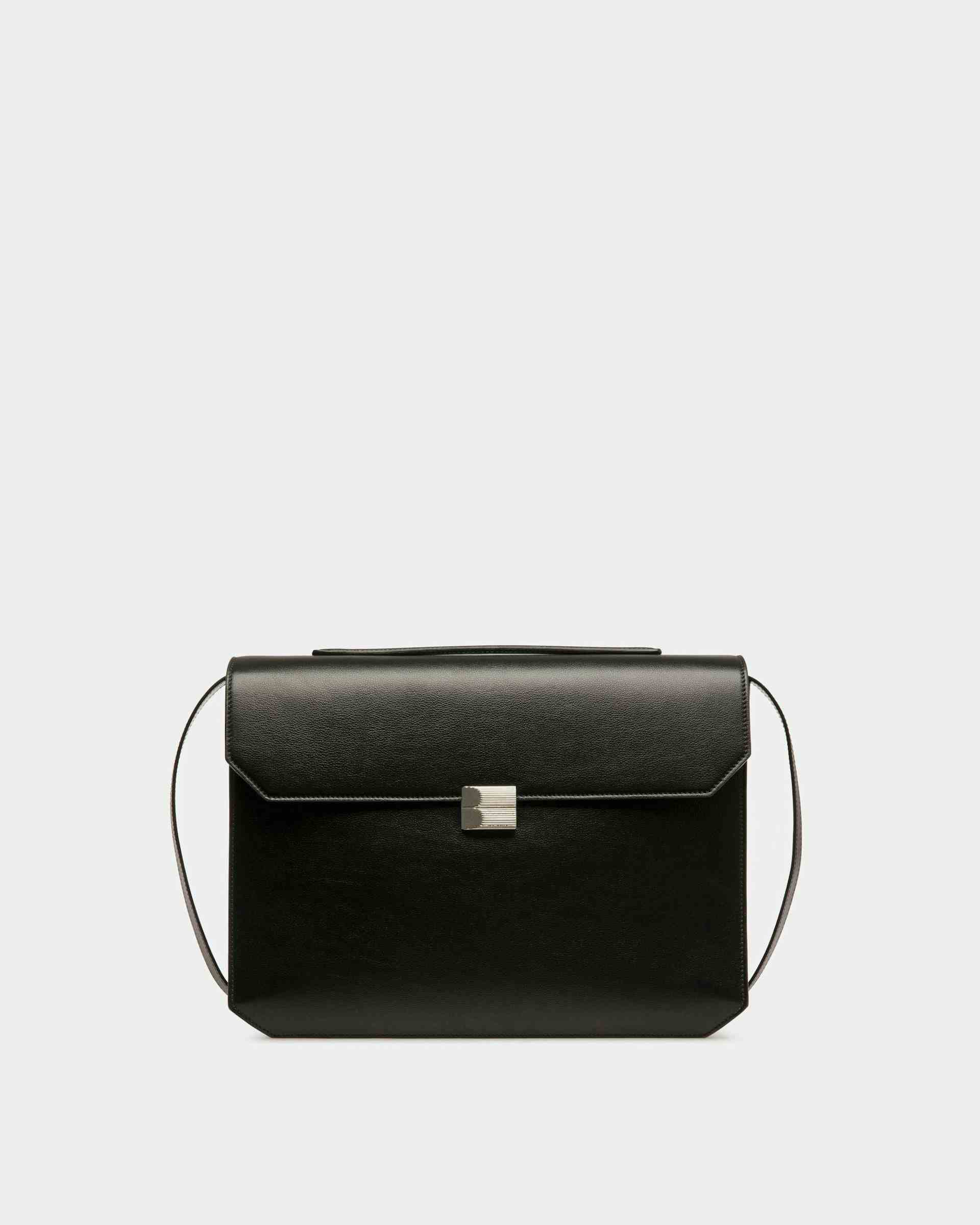Banque Business Bag In Black Leather - Men's - Bally