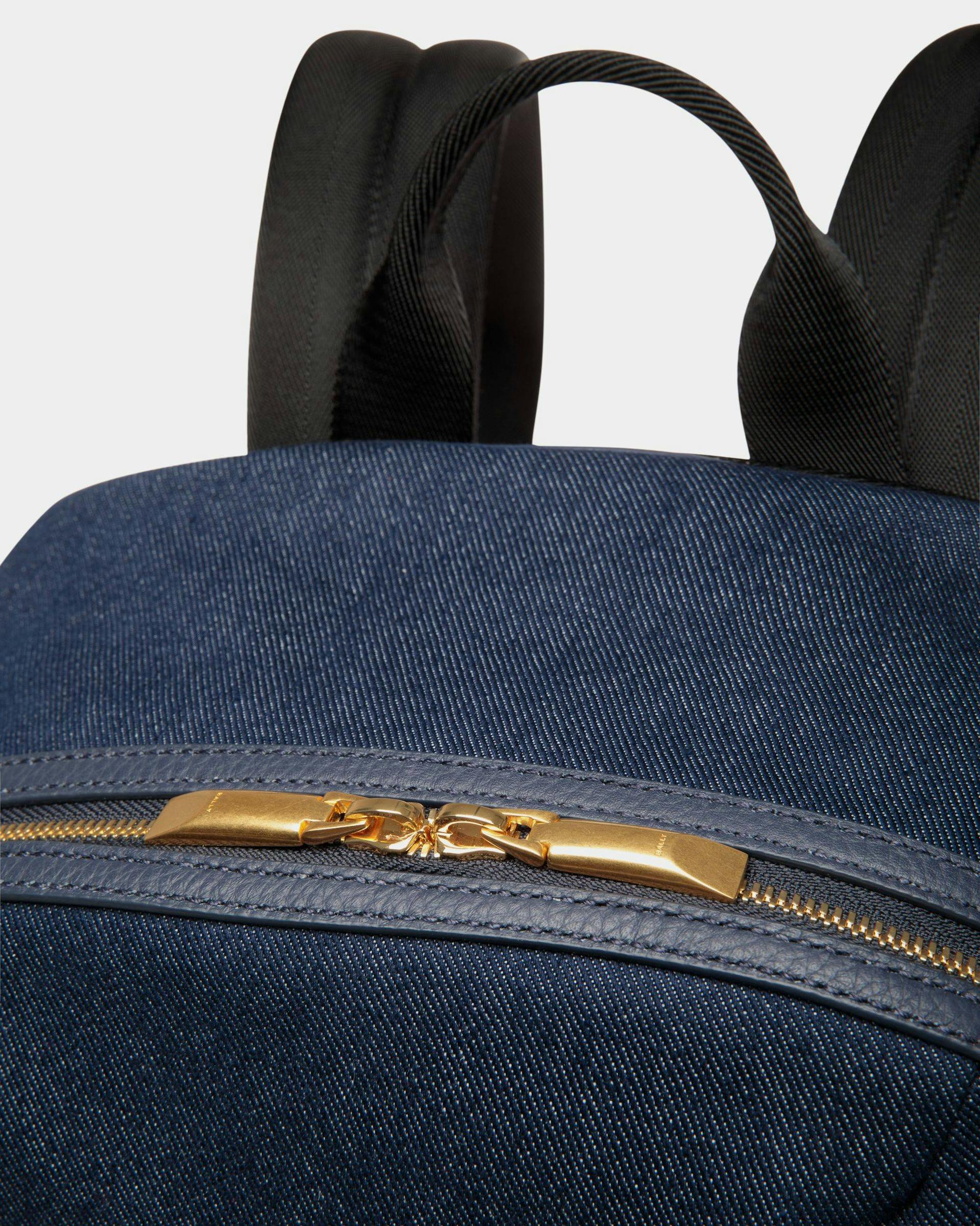 Men's Bar Backpack in Canvas And Leather | Bally | Still Life Detail