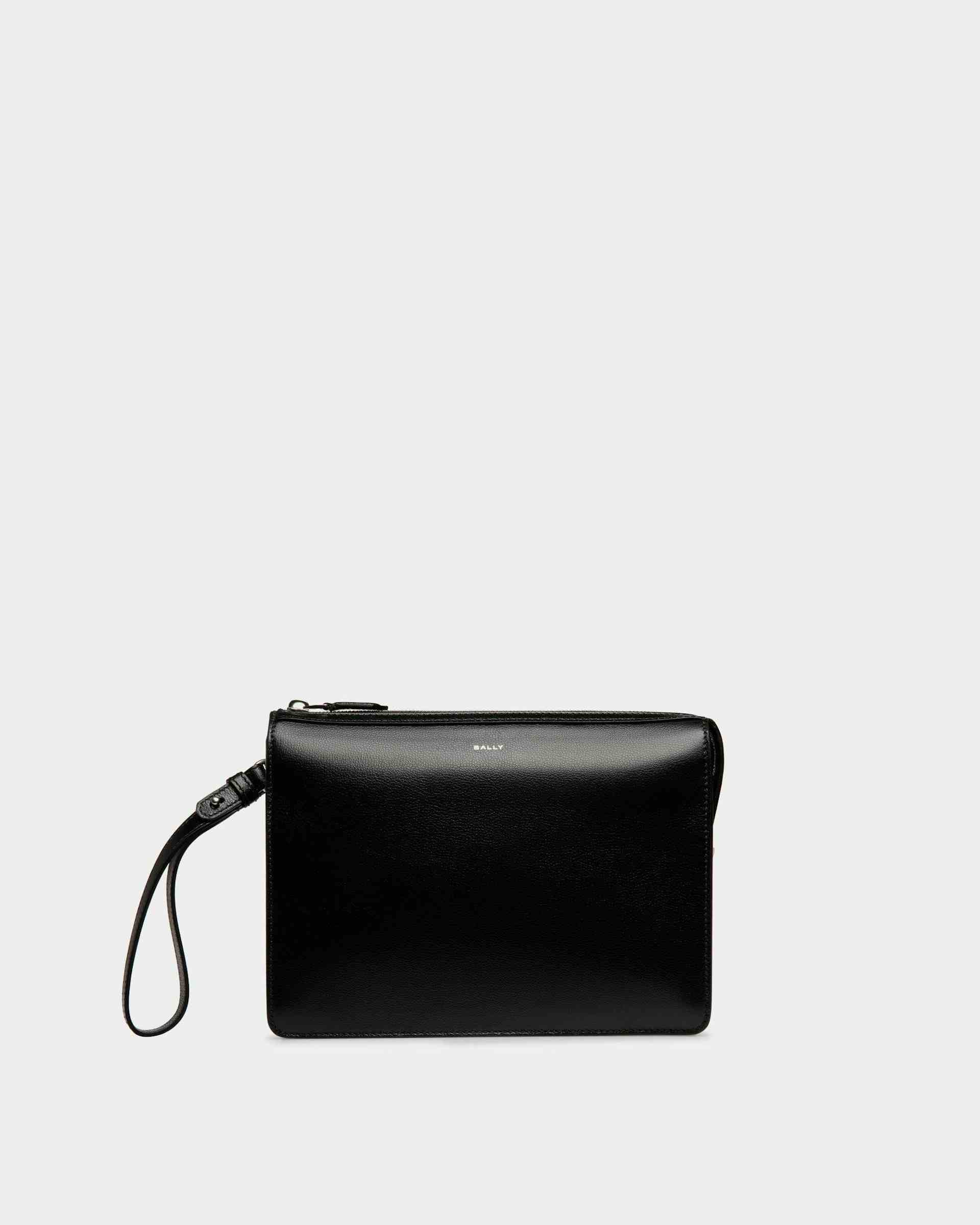 Banque Clutch In Black Leather - Men's - Bally