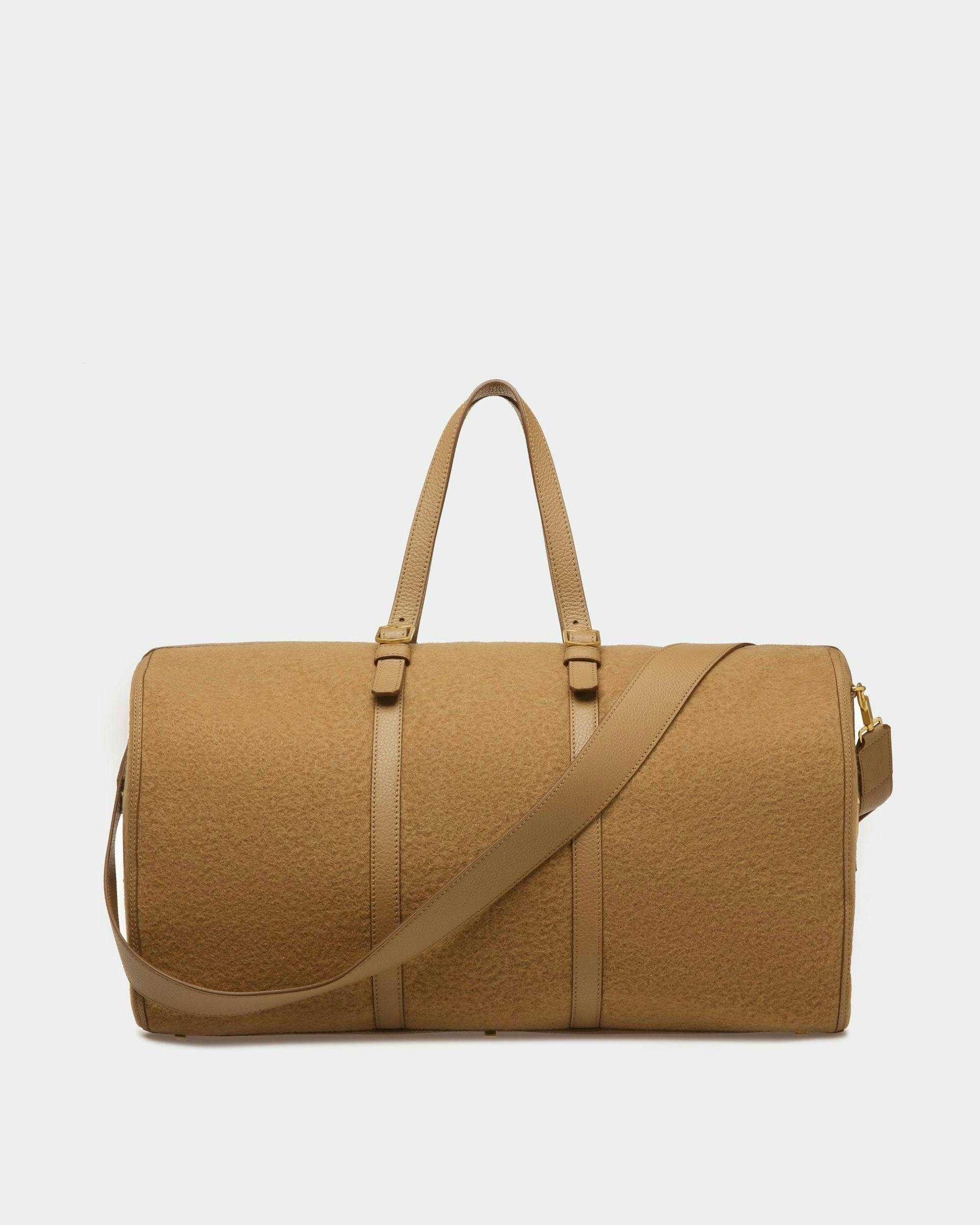 Gare Weekender In Camel Fabric And Leather - Men's - Bally - 02