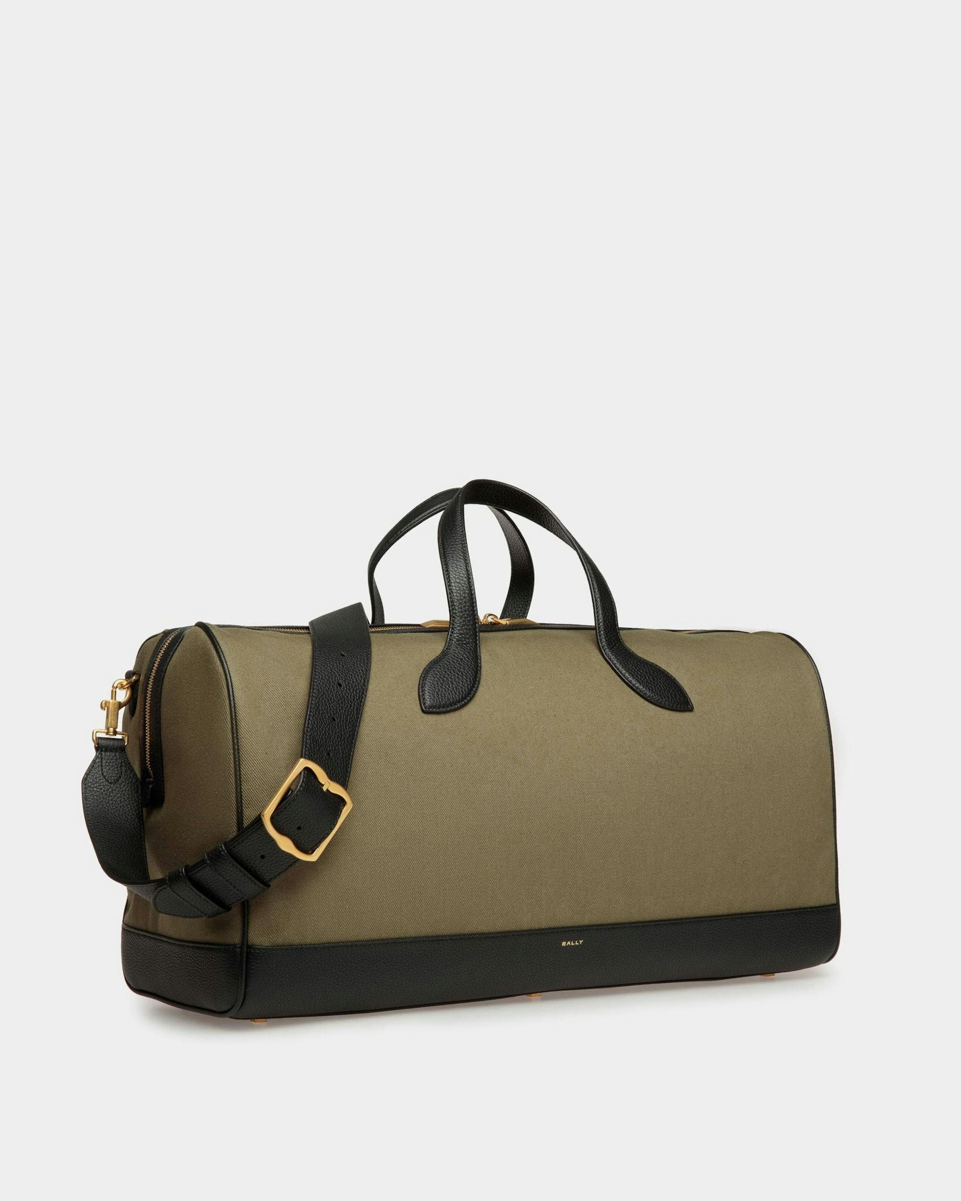 Men's Bar Weekender in Canvas And Leather | Bally | Still Life 3/4 Front