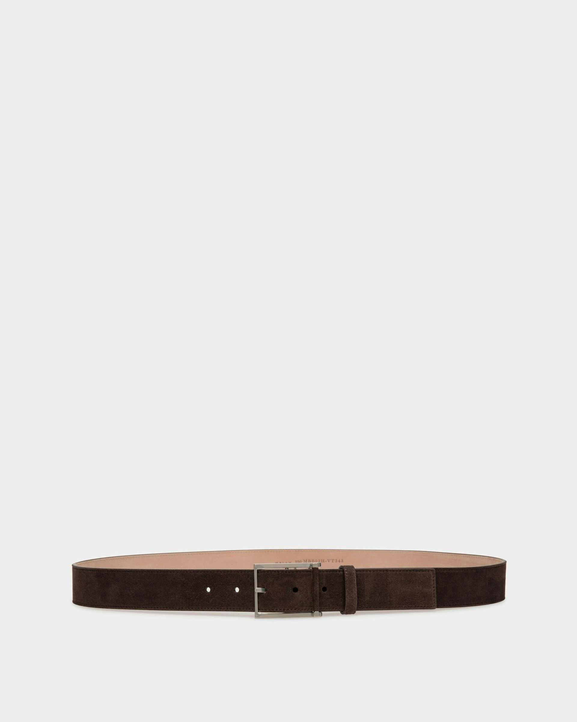 Dress Belt In Brown Leather - Men's - Bally - 01
