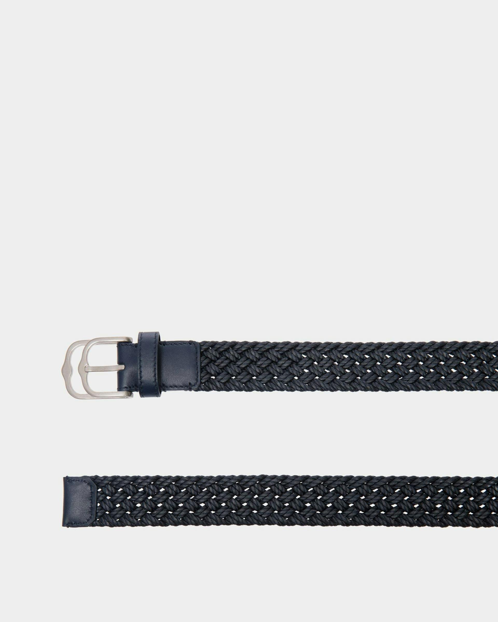 Men's Embert 30mm Belt in Fabric And Leather | Bally | Still Life Detail