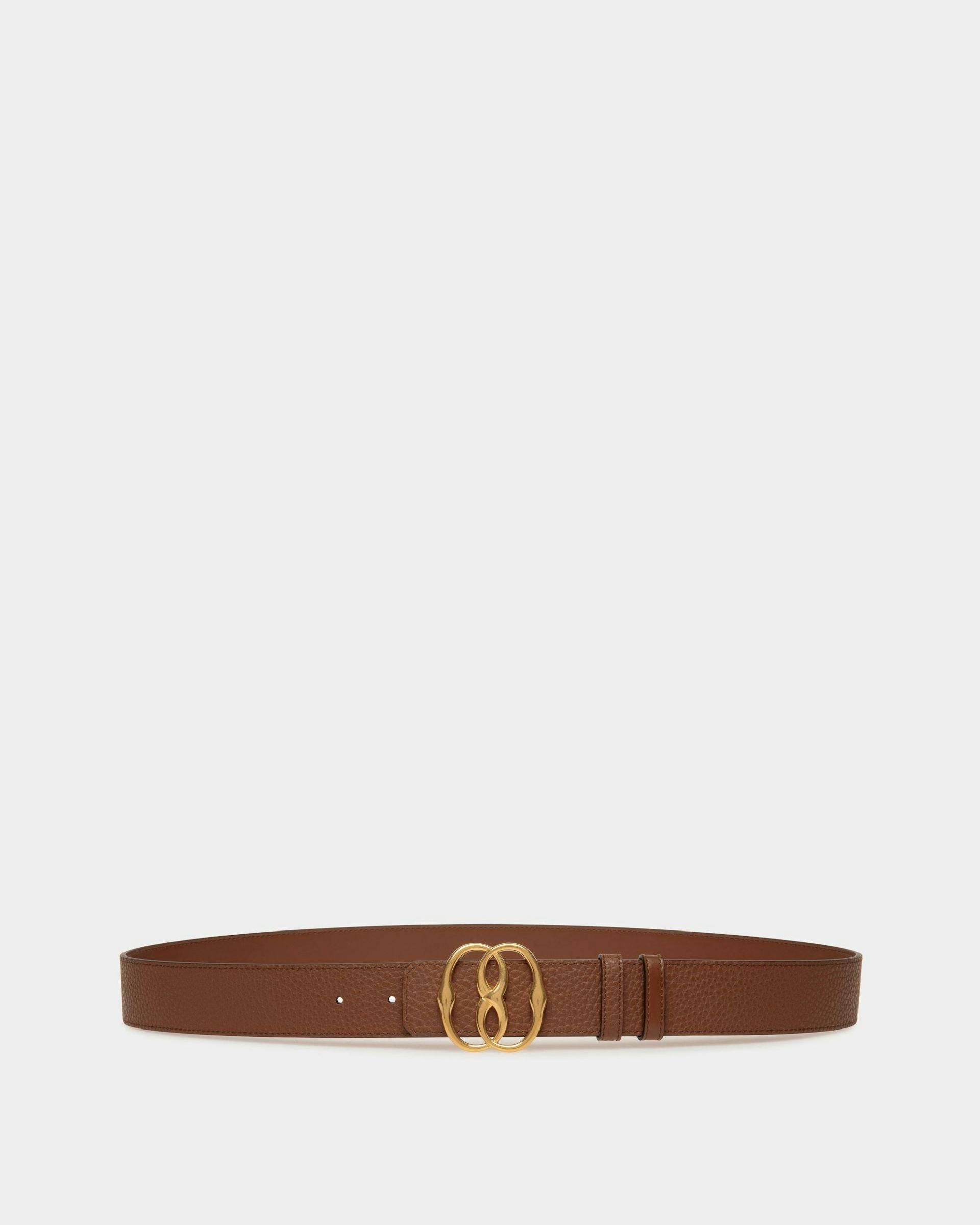 Bally Iconic 35mm Belt In Brown Leather - Men's - Bally - 01