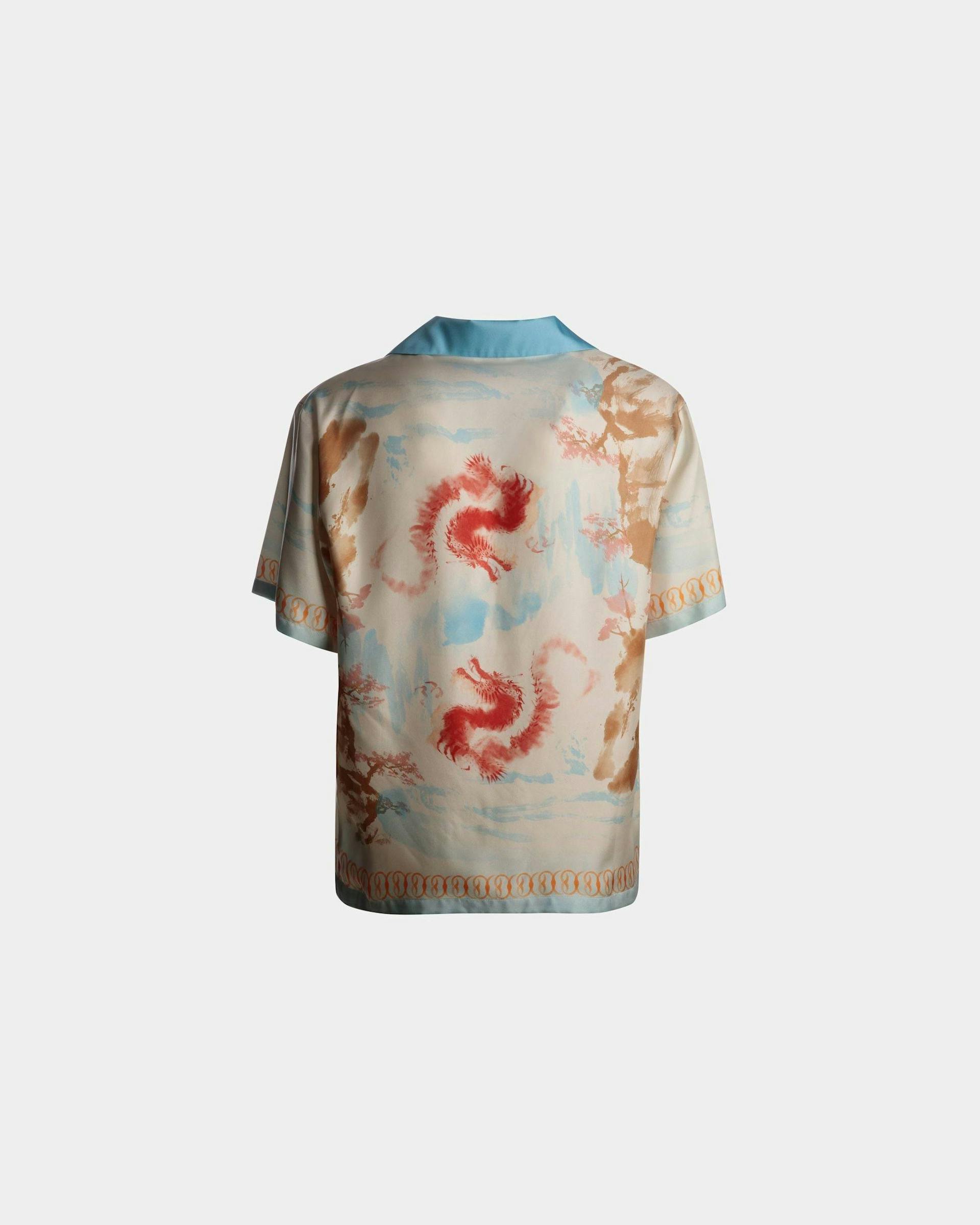 Men's Shirt In Multicolor Silk | Bally | Still Life Back