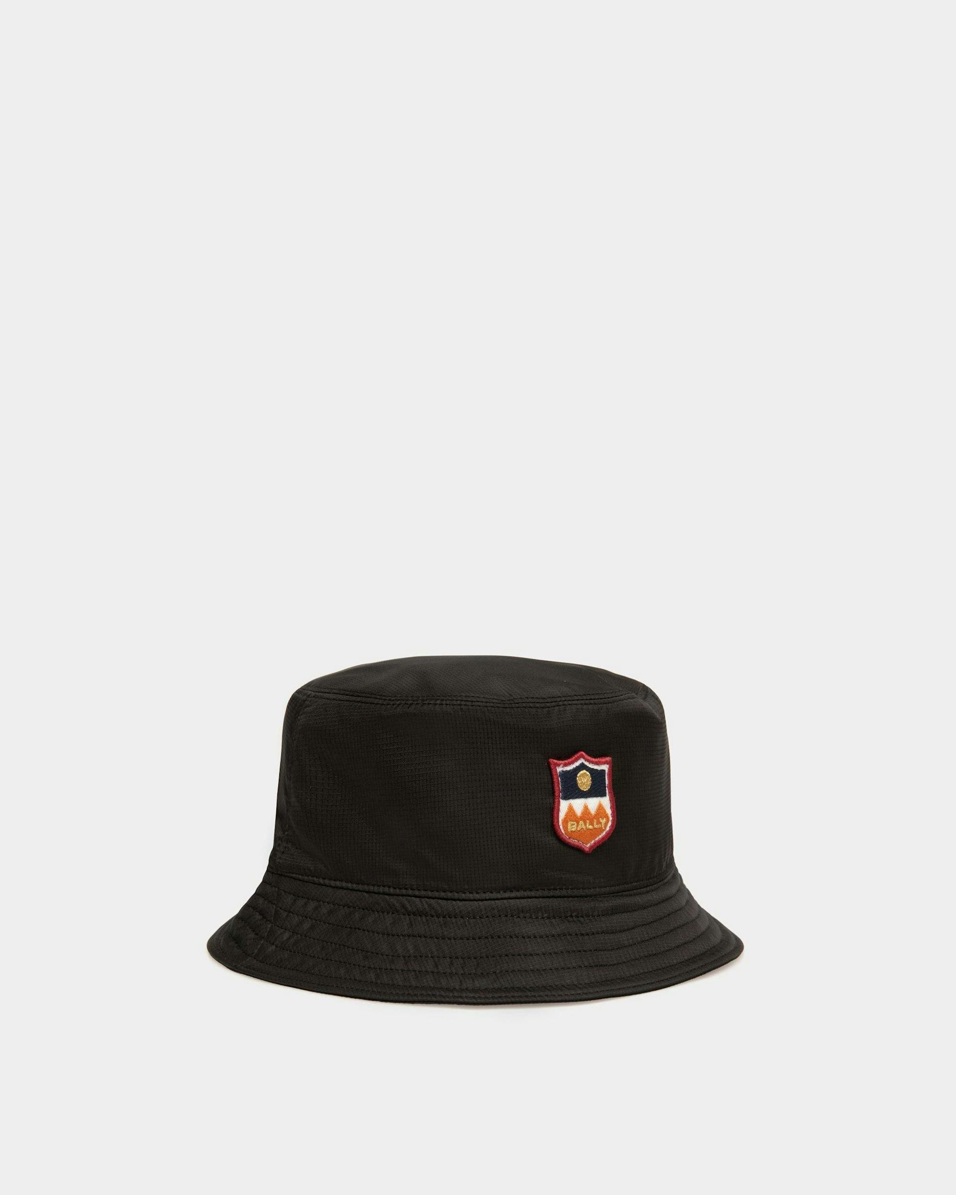Men's Bucket Hat In Black | Bally | Still Life Front