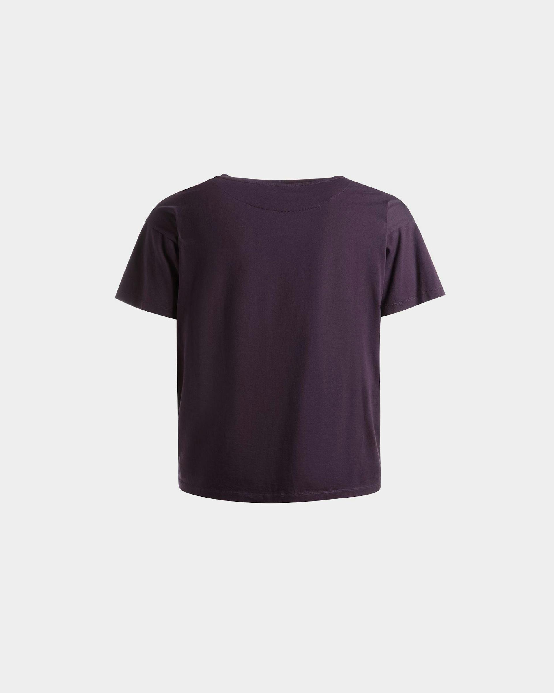 Foiled T-Shirt In Orchid Cotton - Men's - Bally - 07