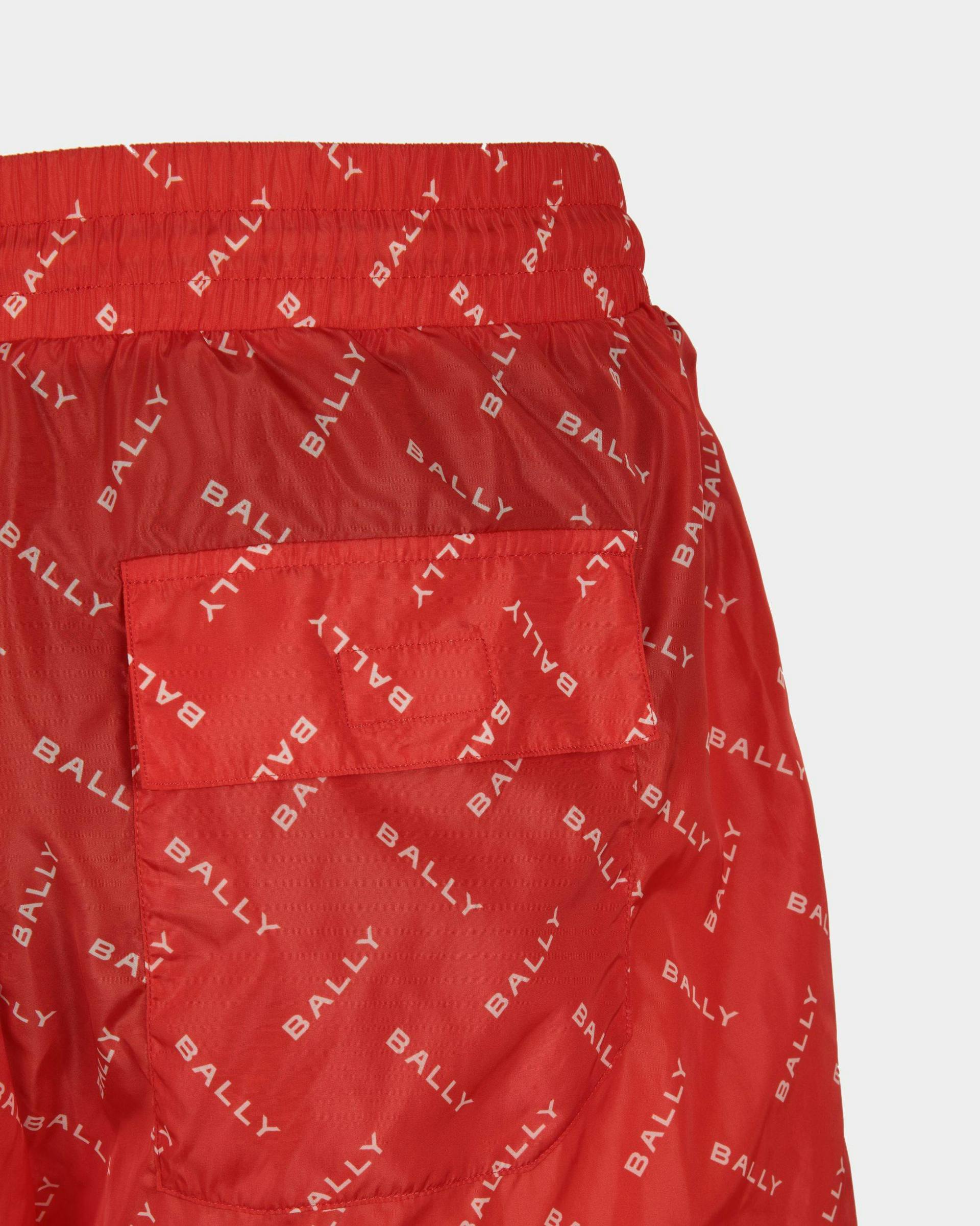 Men's Swim Trunks in Fabric | Bally | On Model Detail
