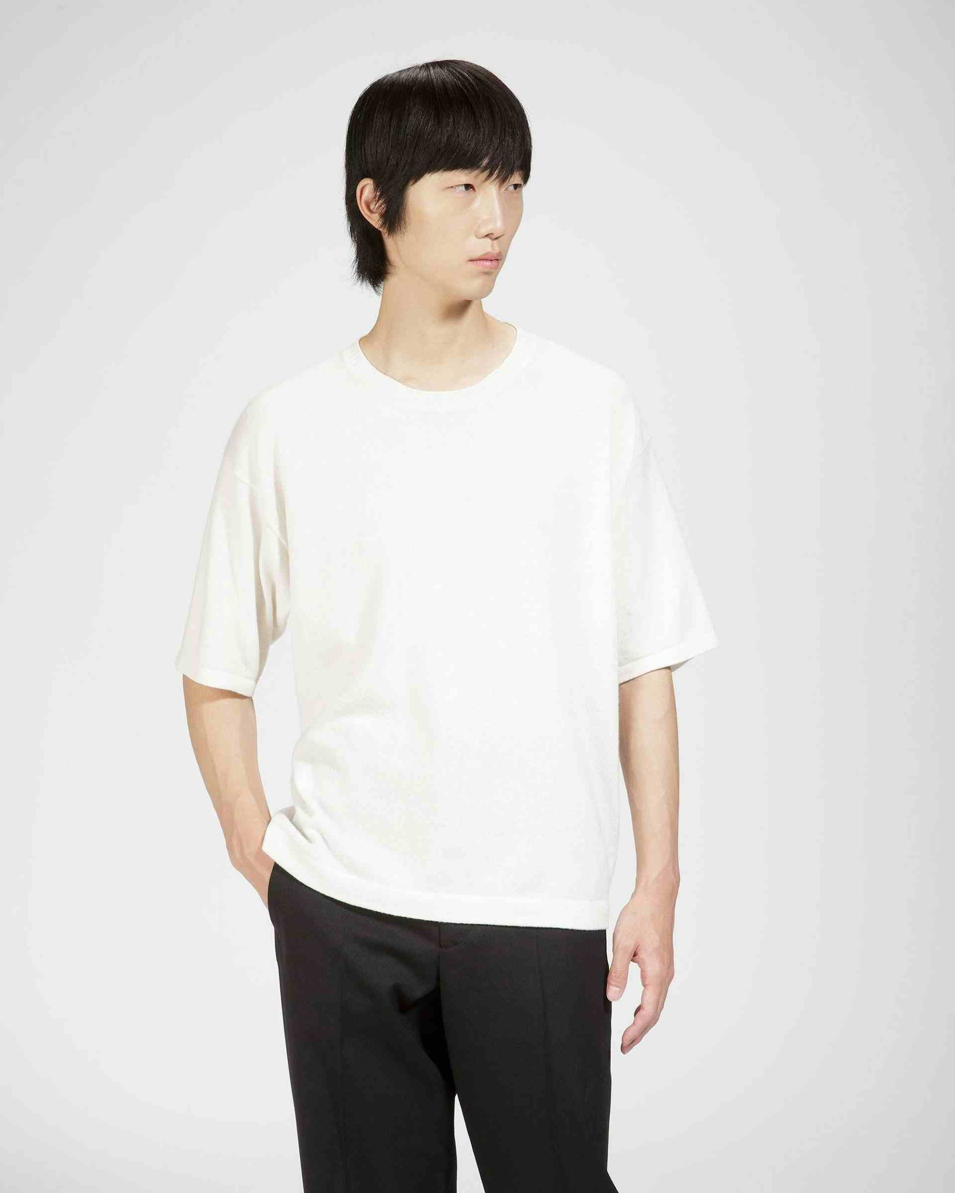 Cashmere Knitted T-Shirt - Men's - Bally