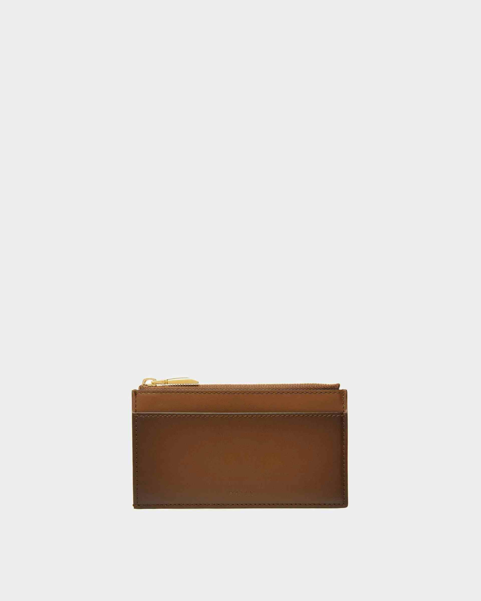 Speciale Card Holder In Brown Leather - Men's - Bally