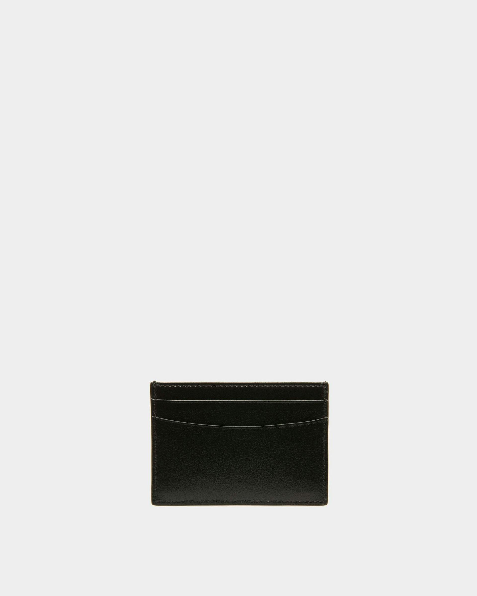Banque Business Card Holder In Black Leather - Men's - Bally - 02