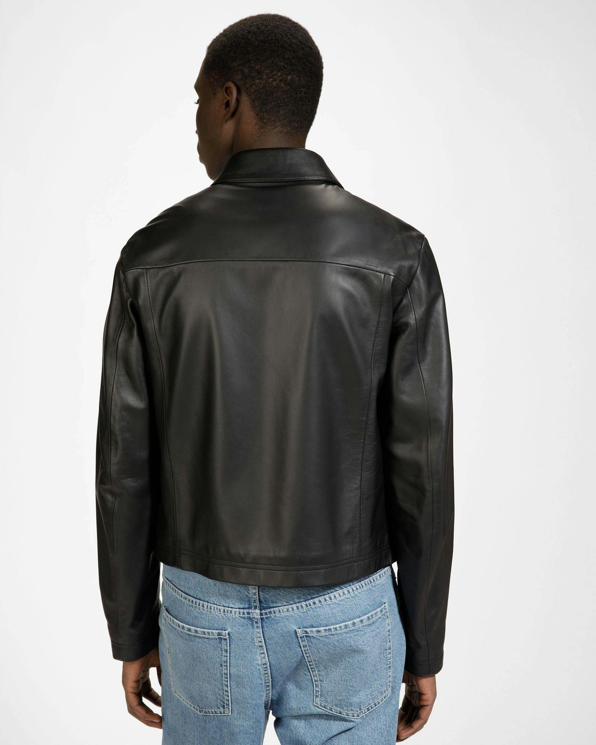Leather Patch Pocket Jacket - Men's - Bally - 05