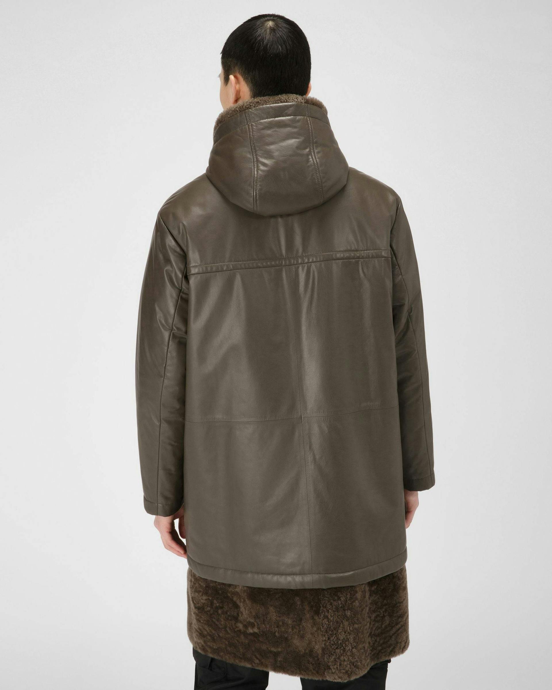 Leather Coat In Brown - Men's - Bally - 03