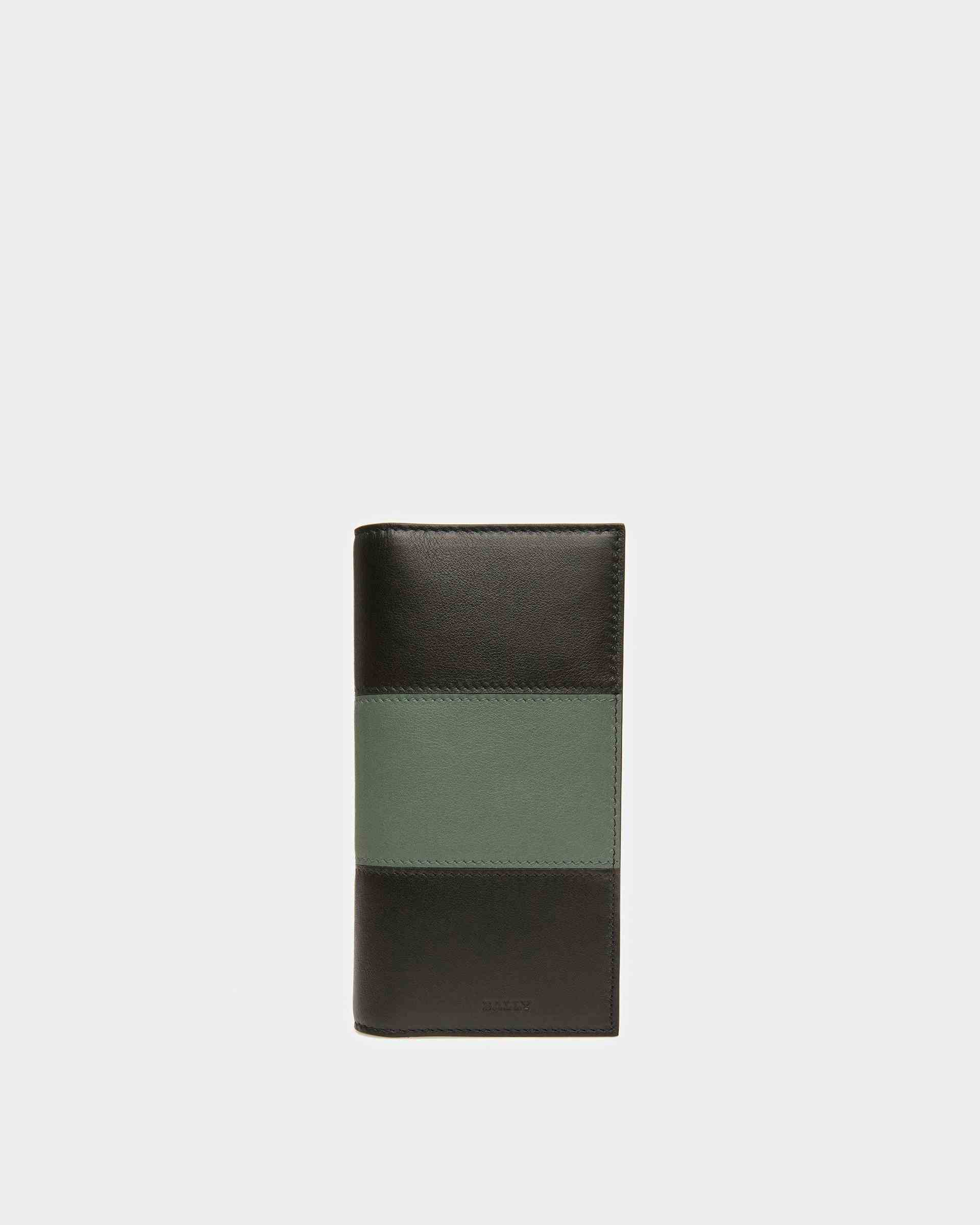 Bhod Continental Wallet In Black & Green - Men's - Bally
