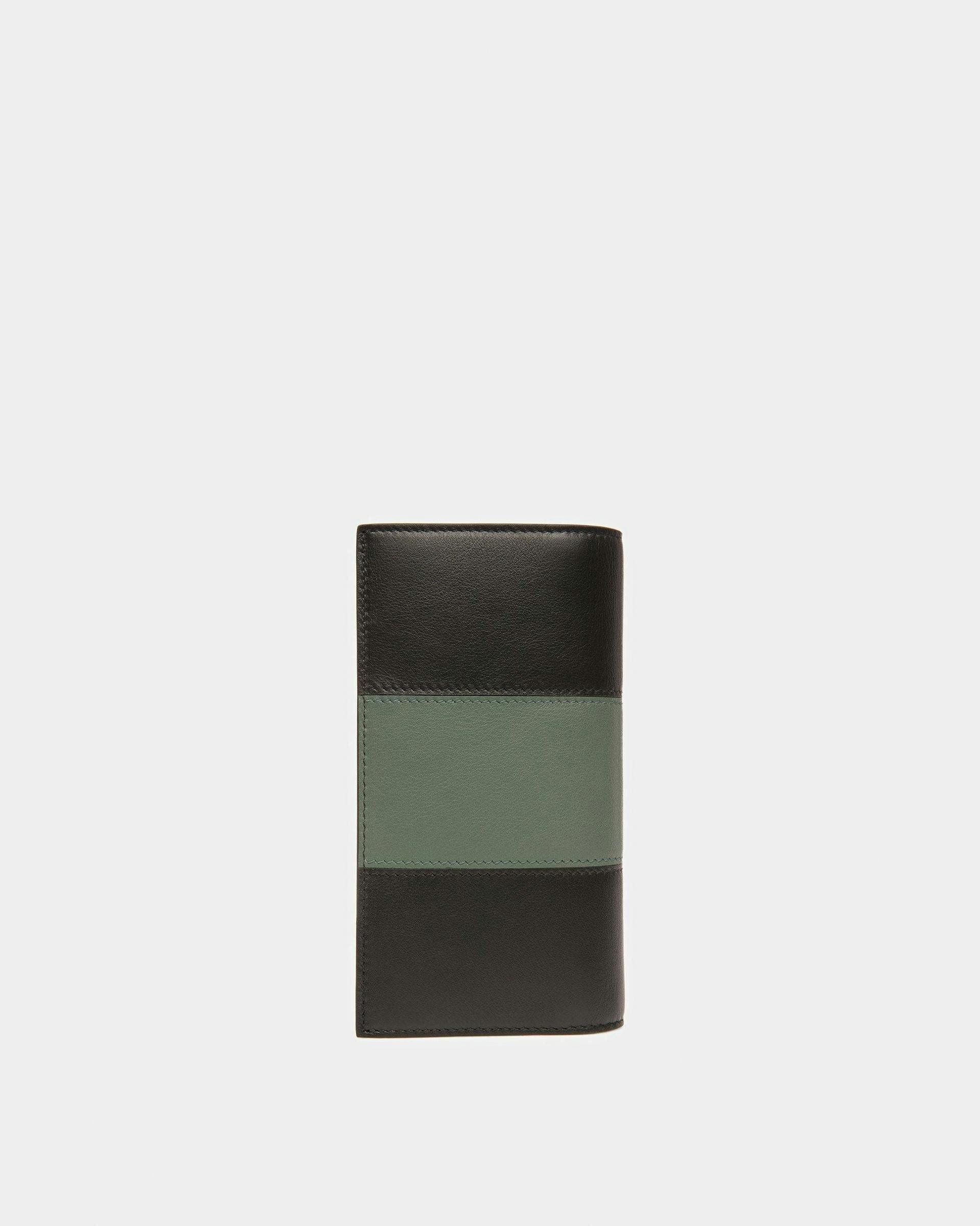 Bhod Continental Wallet In Black & Green - Men's - Bally - 02