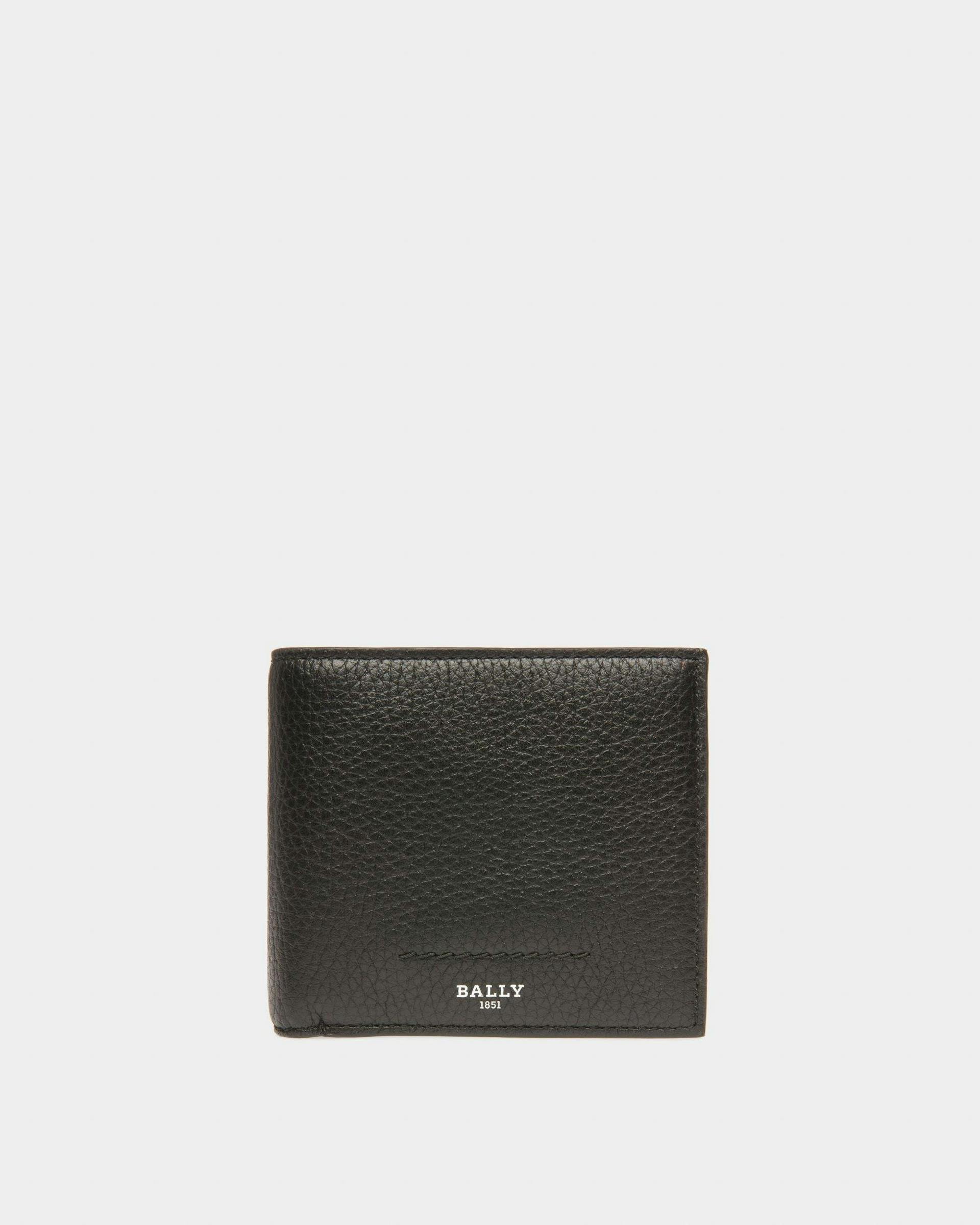 Scrasai Leather Wallet In Black - Men's - Bally - 01