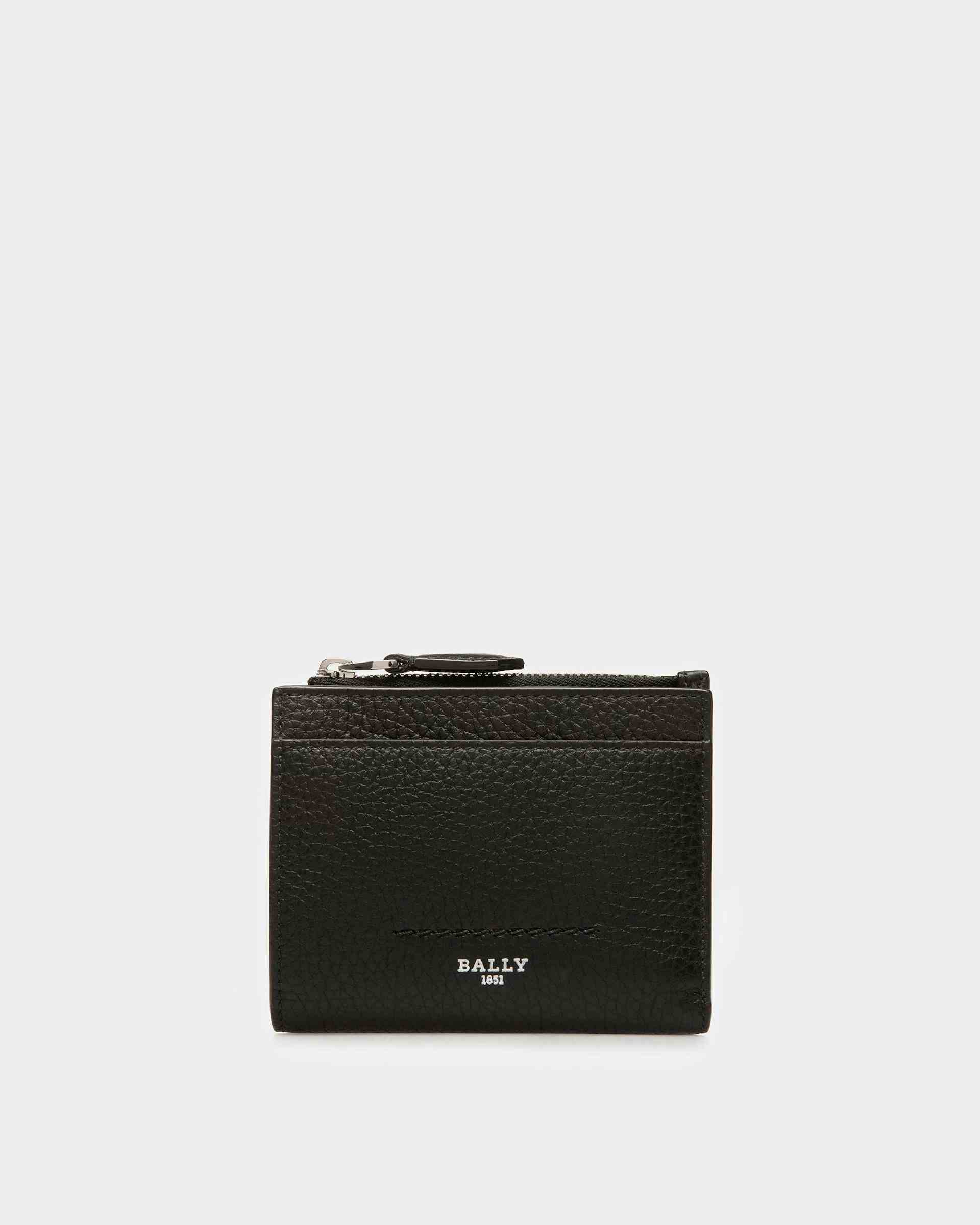 Scunner Leather Wallet In Black - Men's - Bally
