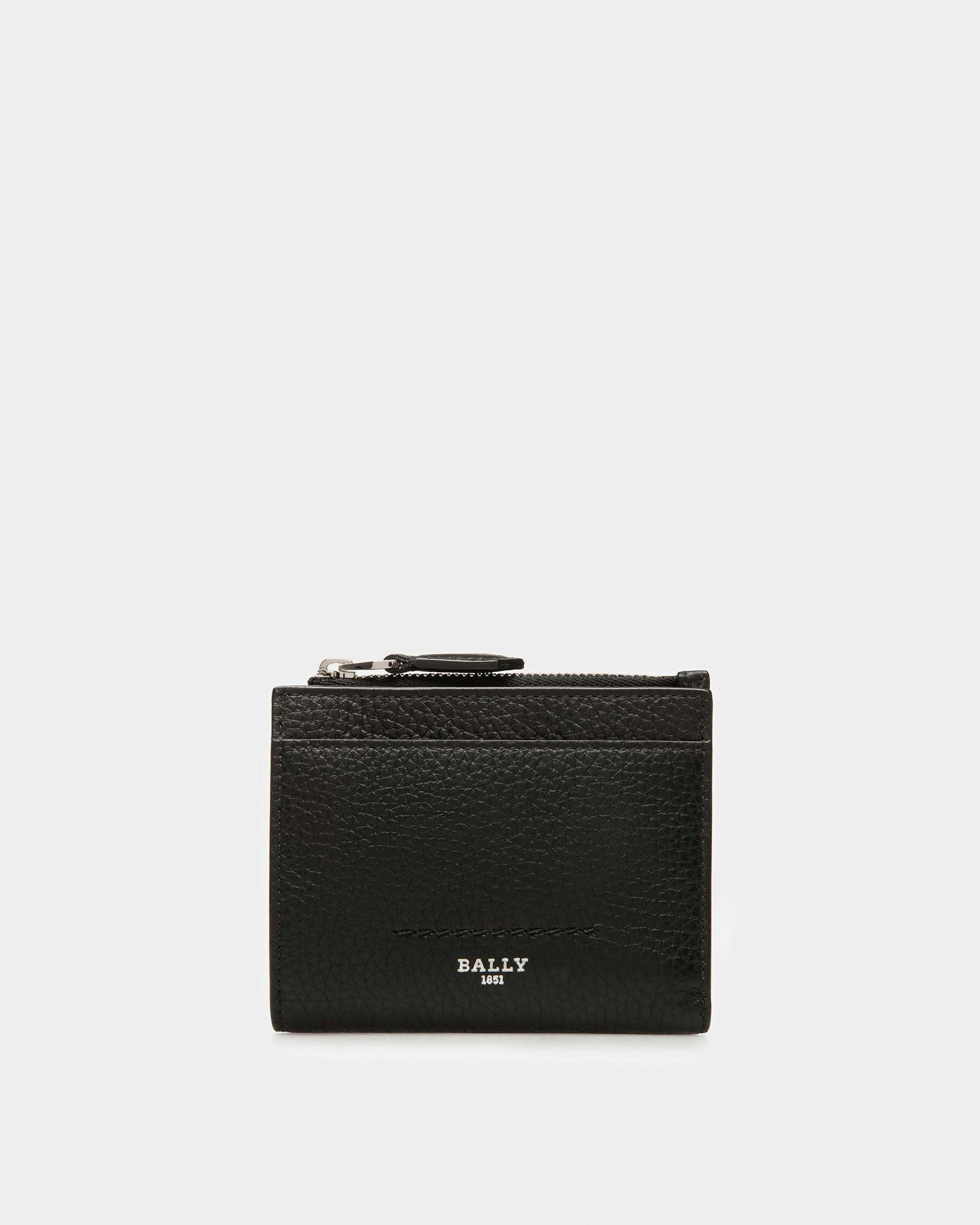 Scunner Leather Wallet In Black - Men's - Bally - 01