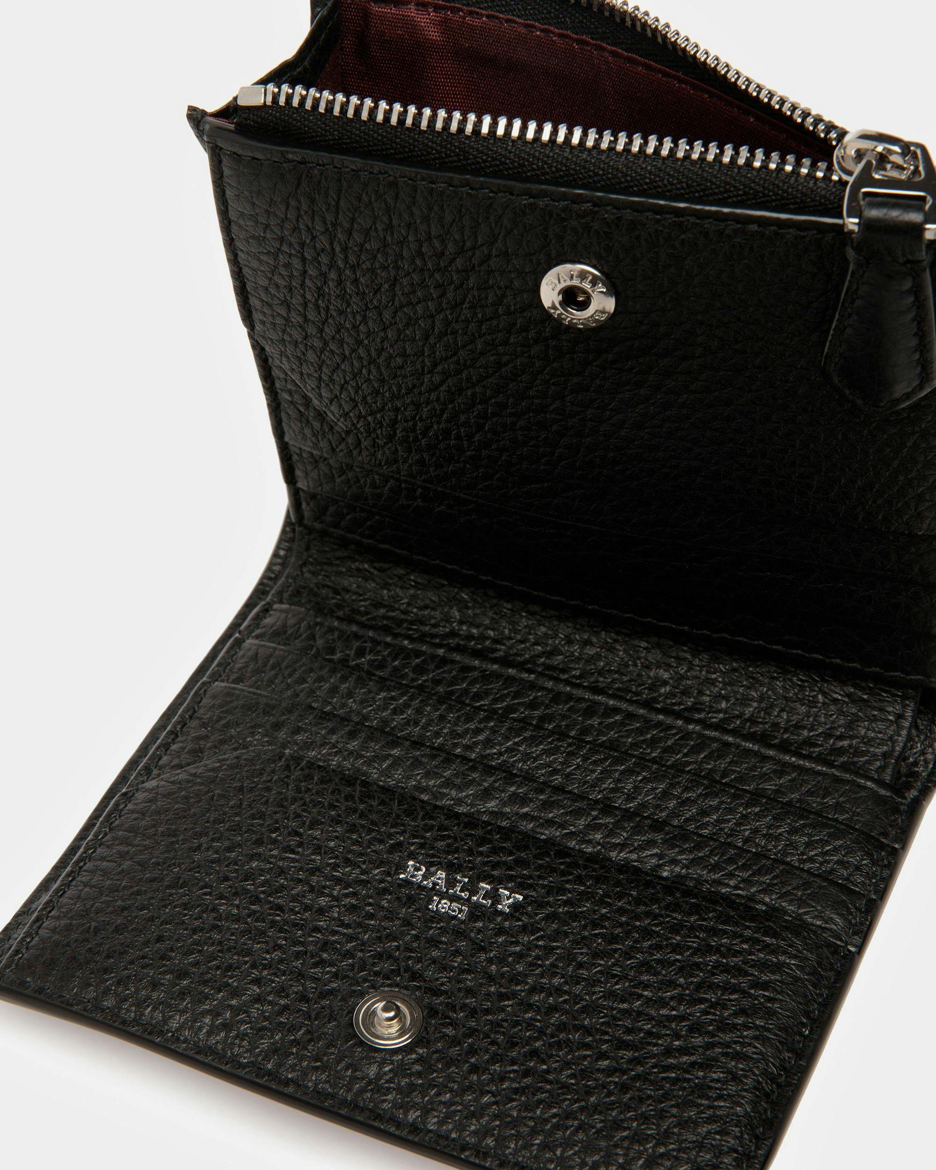 Scunner Leather Wallet In Black - Men's - Bally - 03