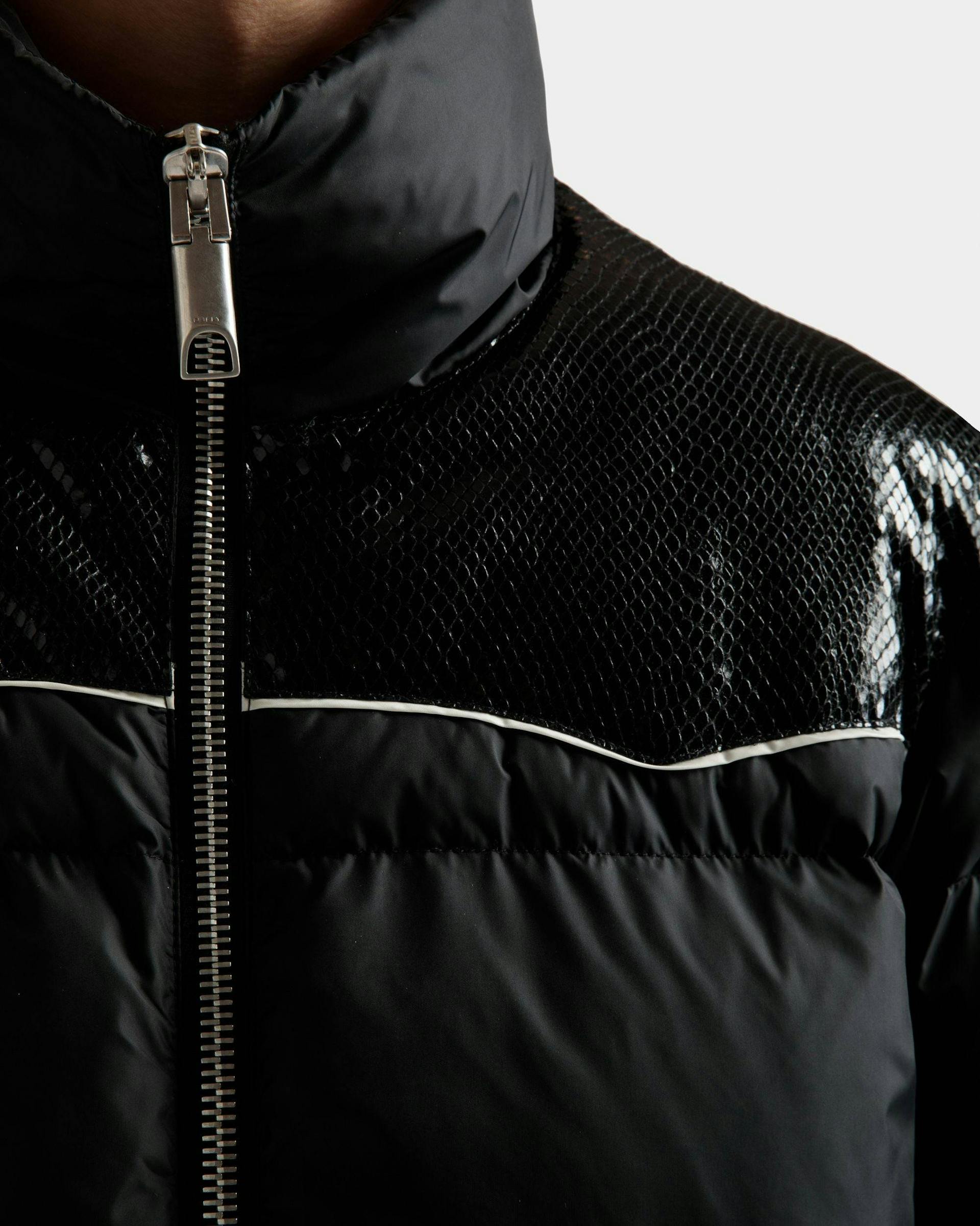 Puffer Jacket In Black Nylon - Men's - Bally - 04