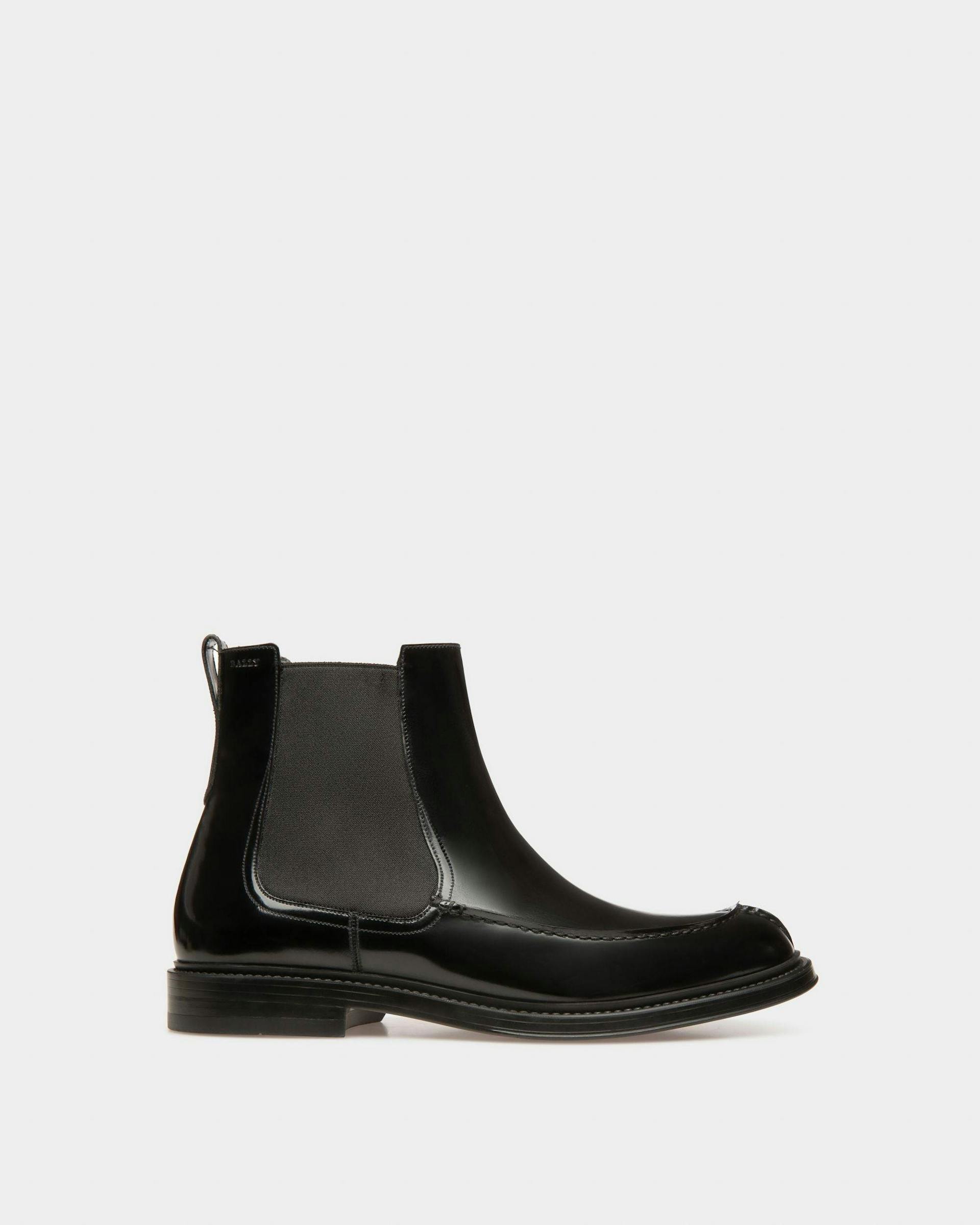 Nidro Leather Boots In Black - Men's - Bally - 01