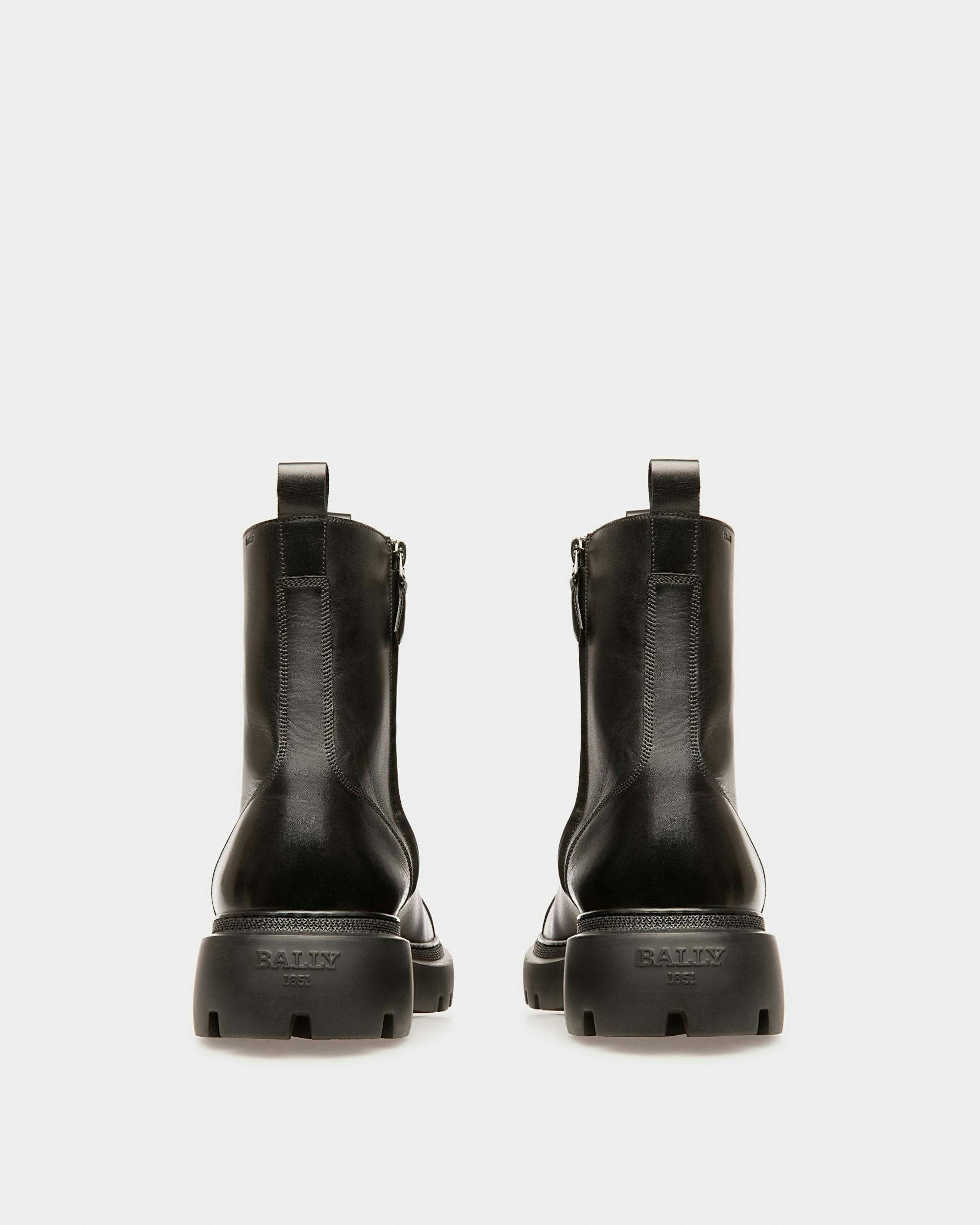 Vaughen Leather Boots In Black - Men's - Bally - 04